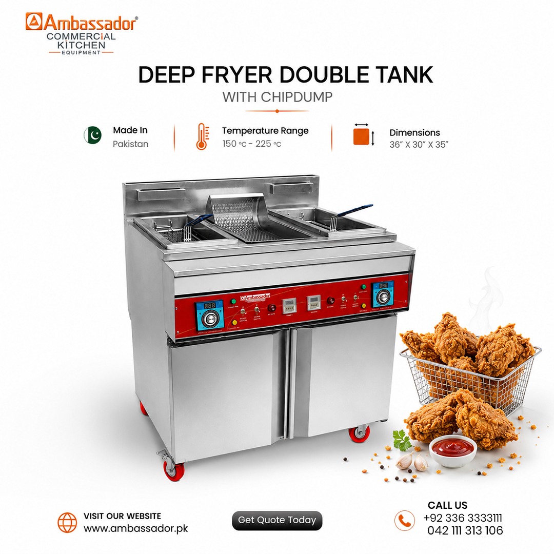 Ambassador commercial Kitchen Equipment Facebook ad: Chat with us
