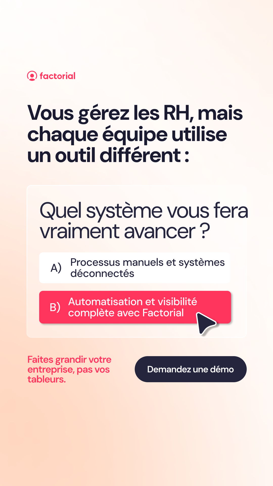 Factorial FR Facebook ad