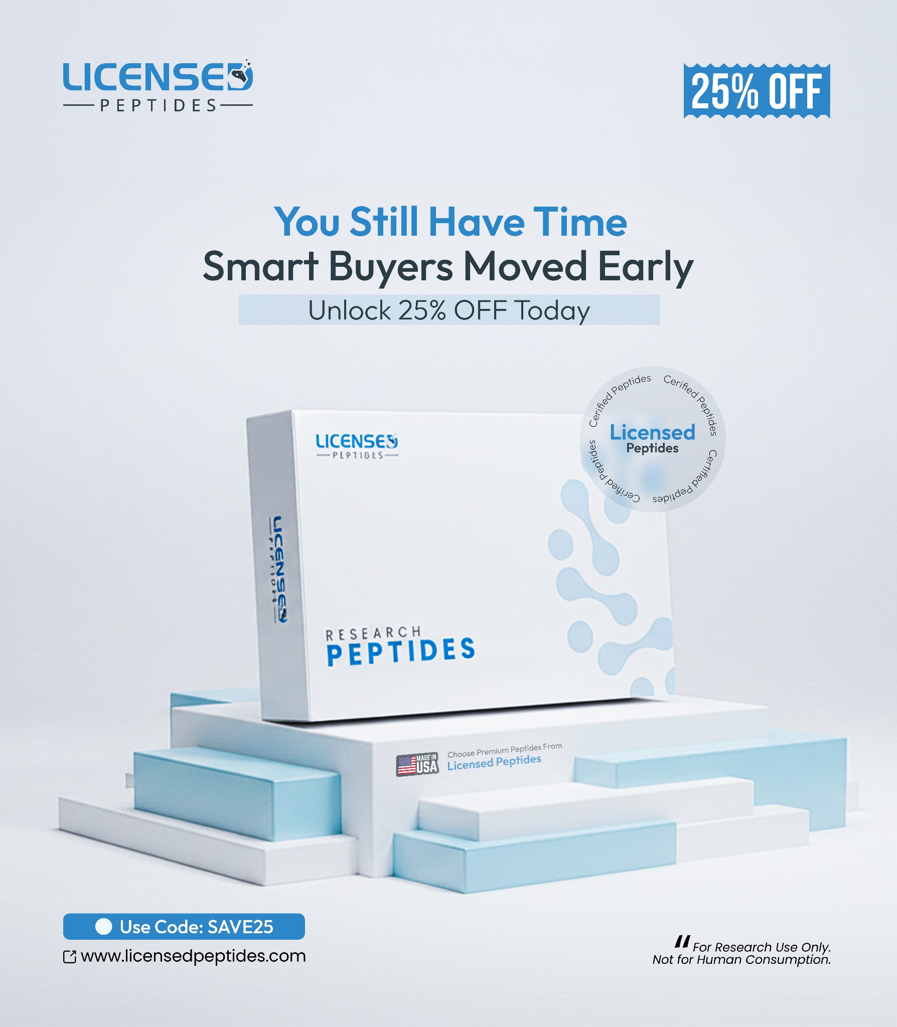 Greg Hansen, PhD Facebook ad: 25% OFF SALE ENDS SOON