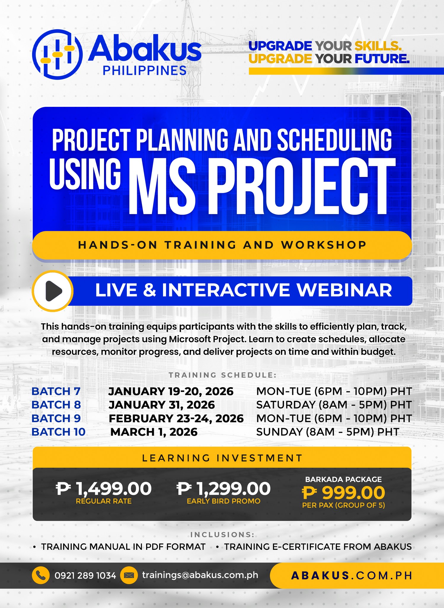 Abakus Trainings Philippines Facebook ad