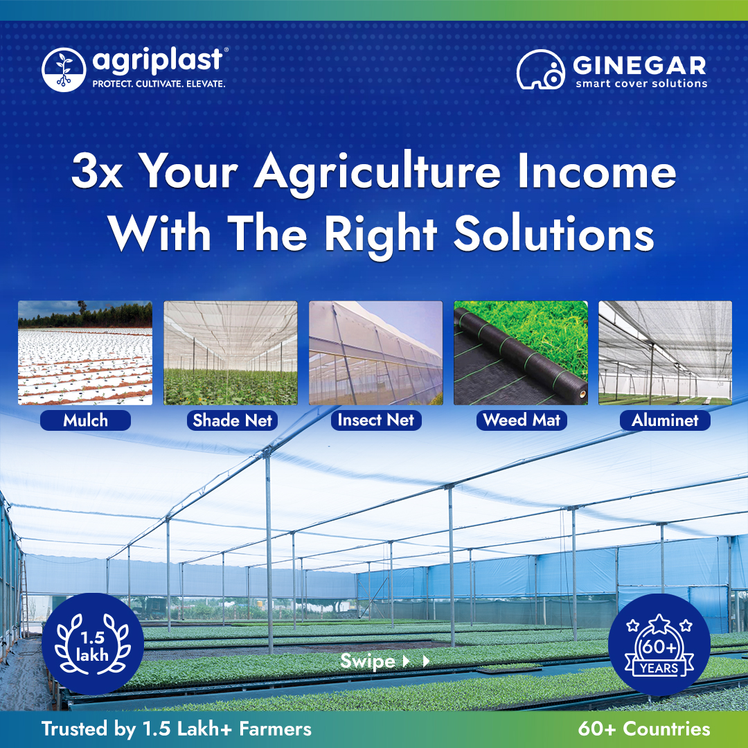 Agriplast Tech India Pvt. Ltd Facebook ad: Join 1.5 Lakh+ progressive farmers already growing with…