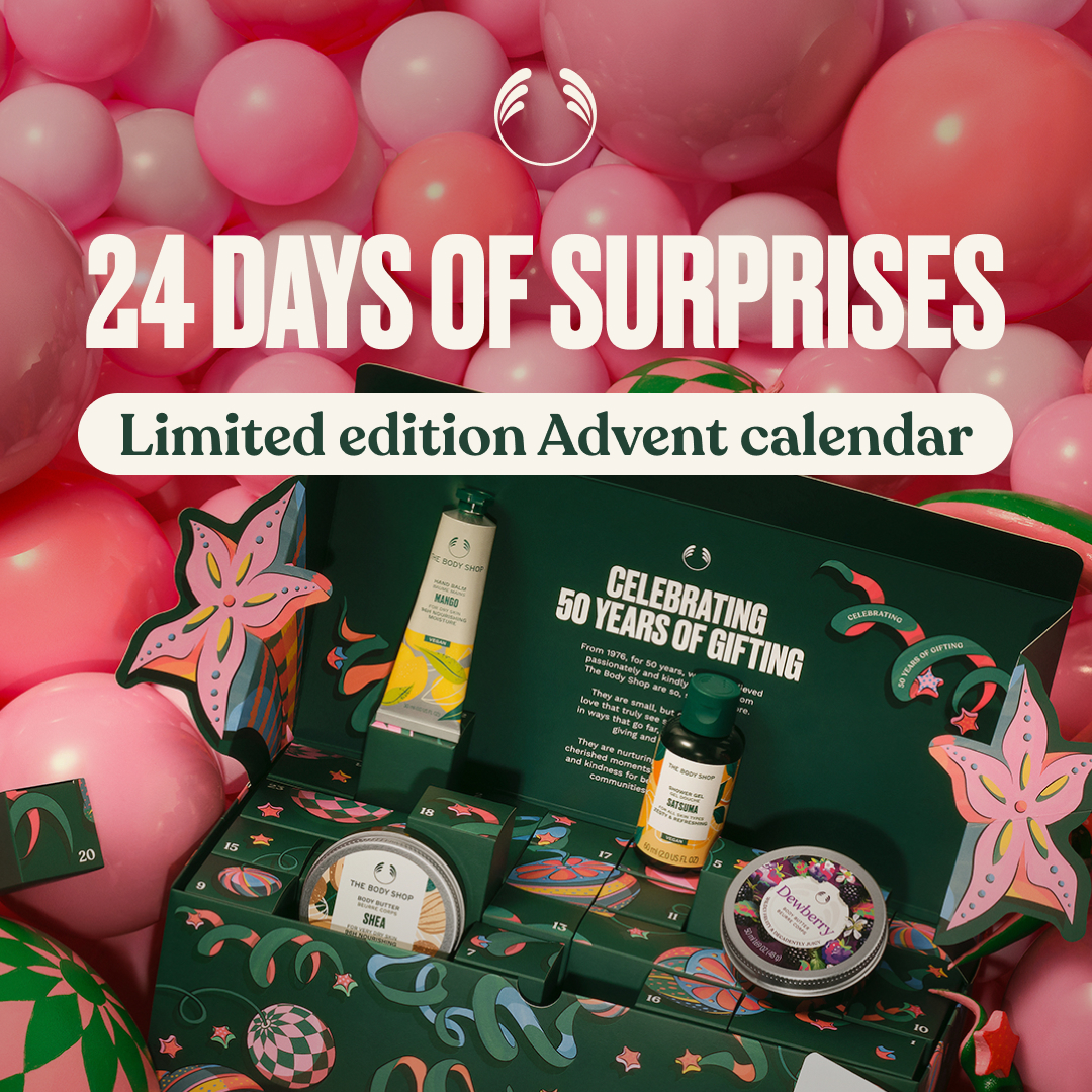 The Body Shop Facebook ad