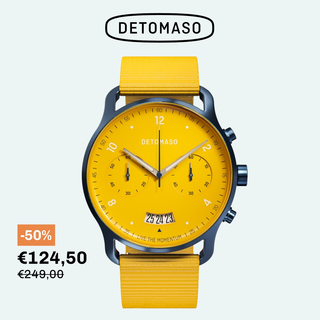 DETOMASO WATCHES Facebook ad
