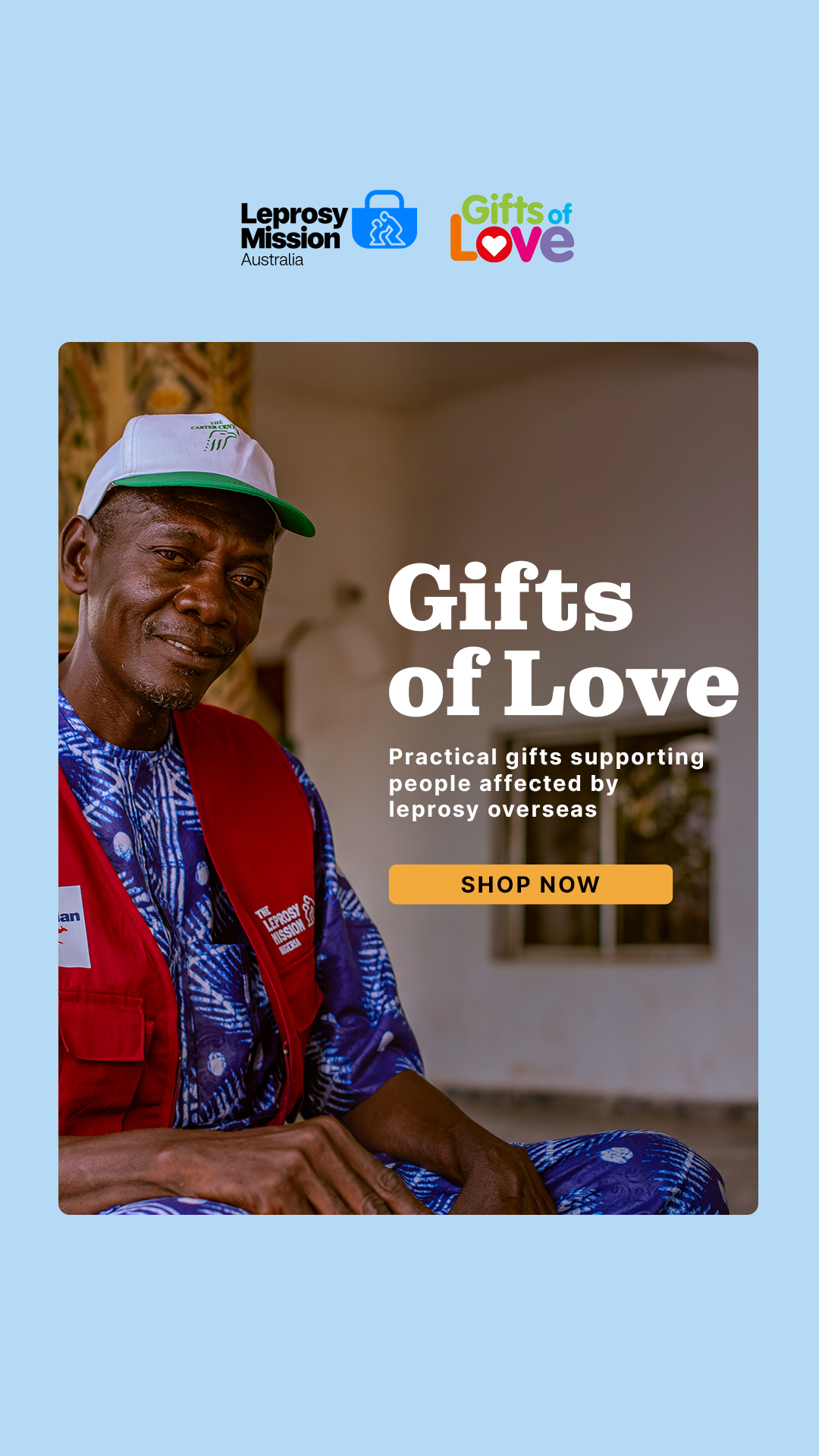 The Leprosy Mission Shop Australia Facebook ad