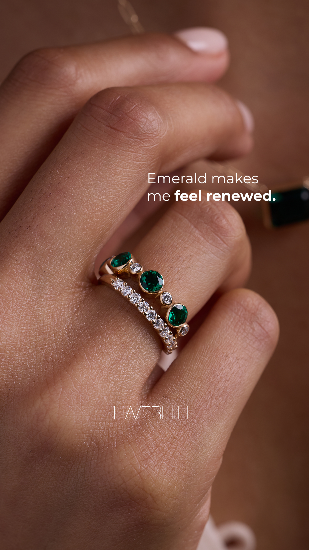 HAVERHILL Collection Facebook ad: 14k Gold Birthstone Jewelry
