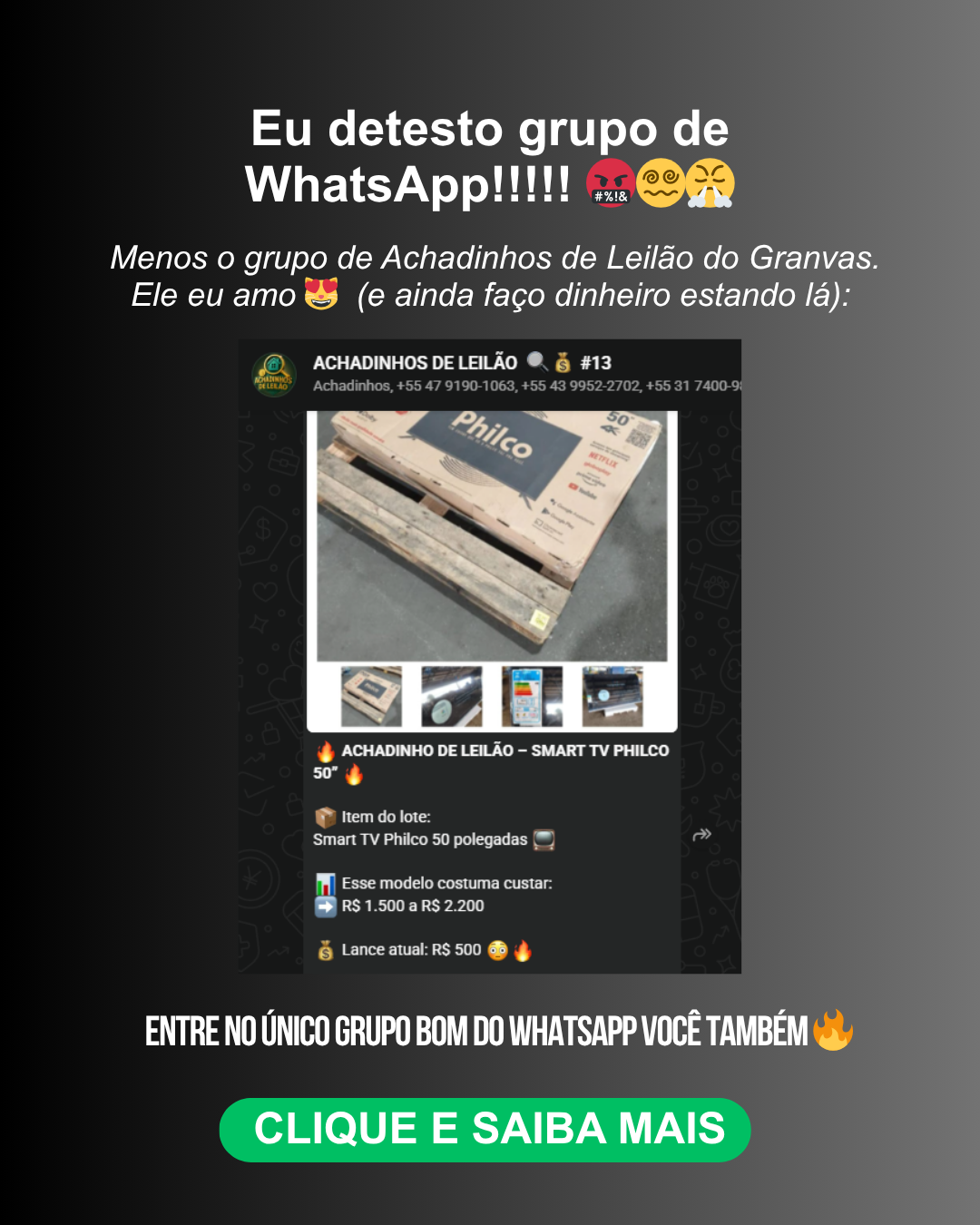 Lerry Granville - Leilões Facebook ad