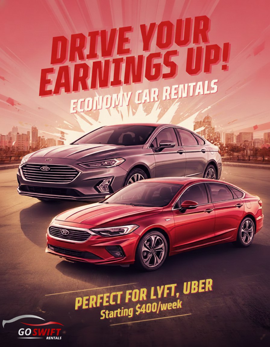 Go Swift Rentals Facebook ad: Get a Car & Start Driving This Week