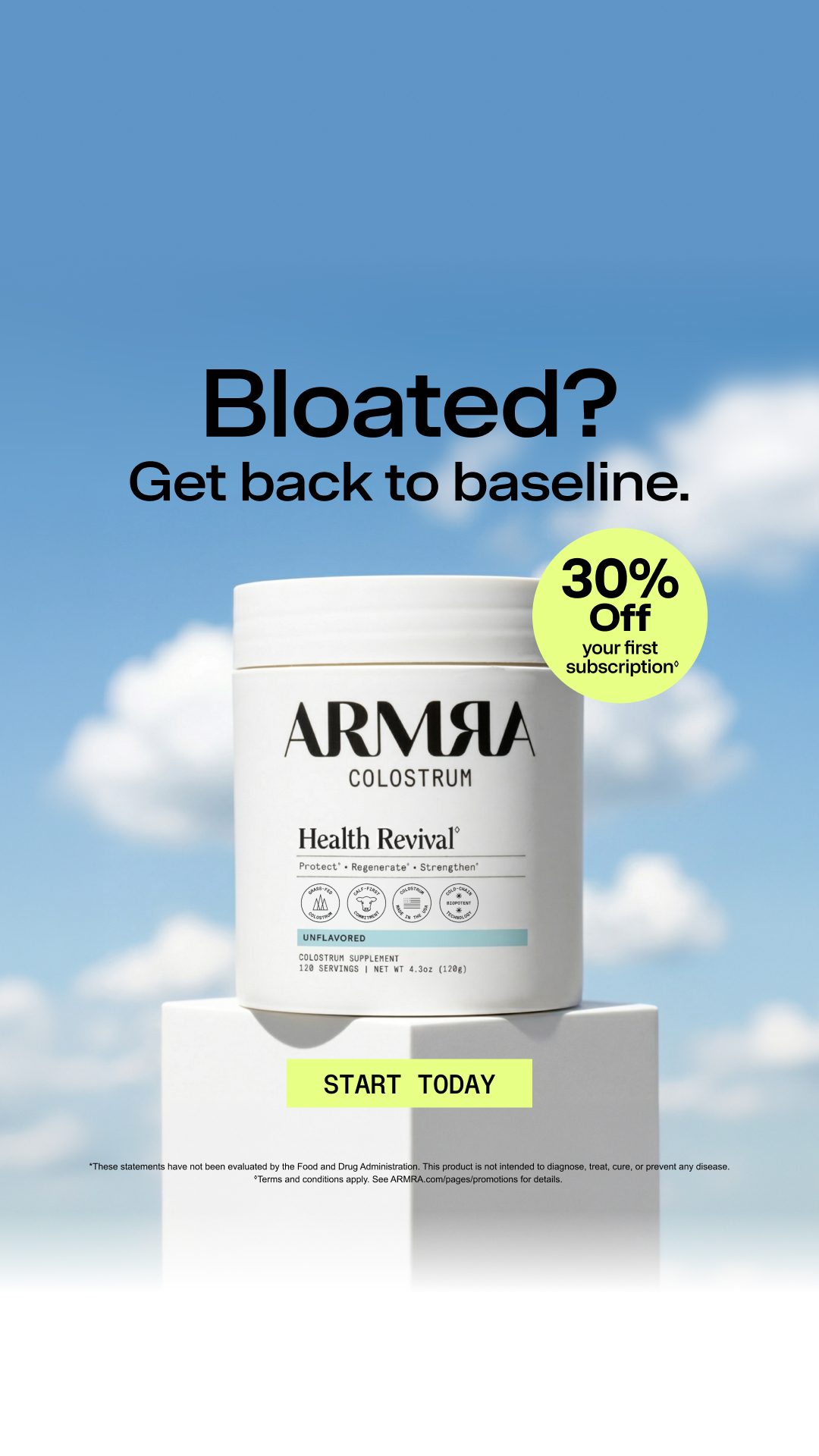 ARMRA Facebook ad