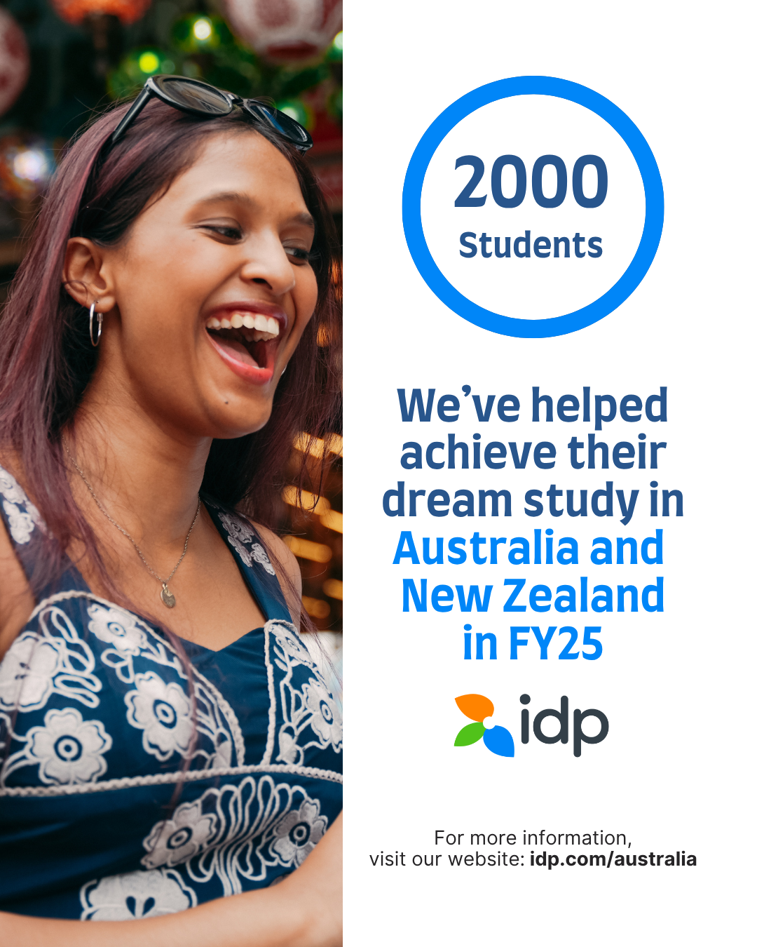 IDP Education Facebook ad