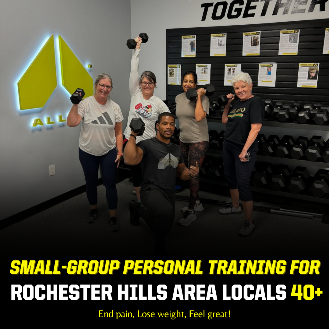 Alloy Personal Training Rochester Facebook ad: Beginner Fit Over 40 Program!