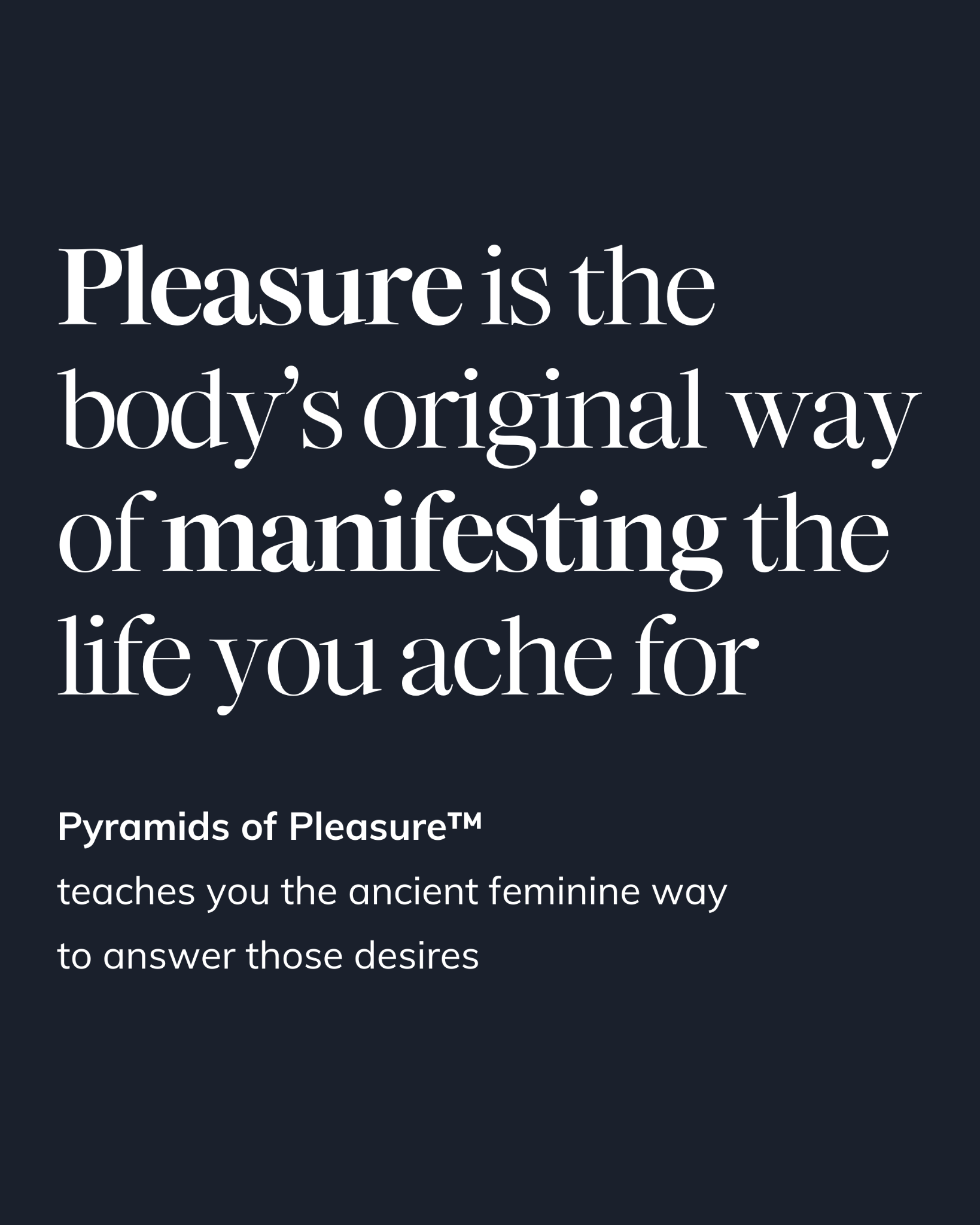 Alice Khalsa Life Coaching Facebook ad: PYRAMIDS OF PLEASURE Method