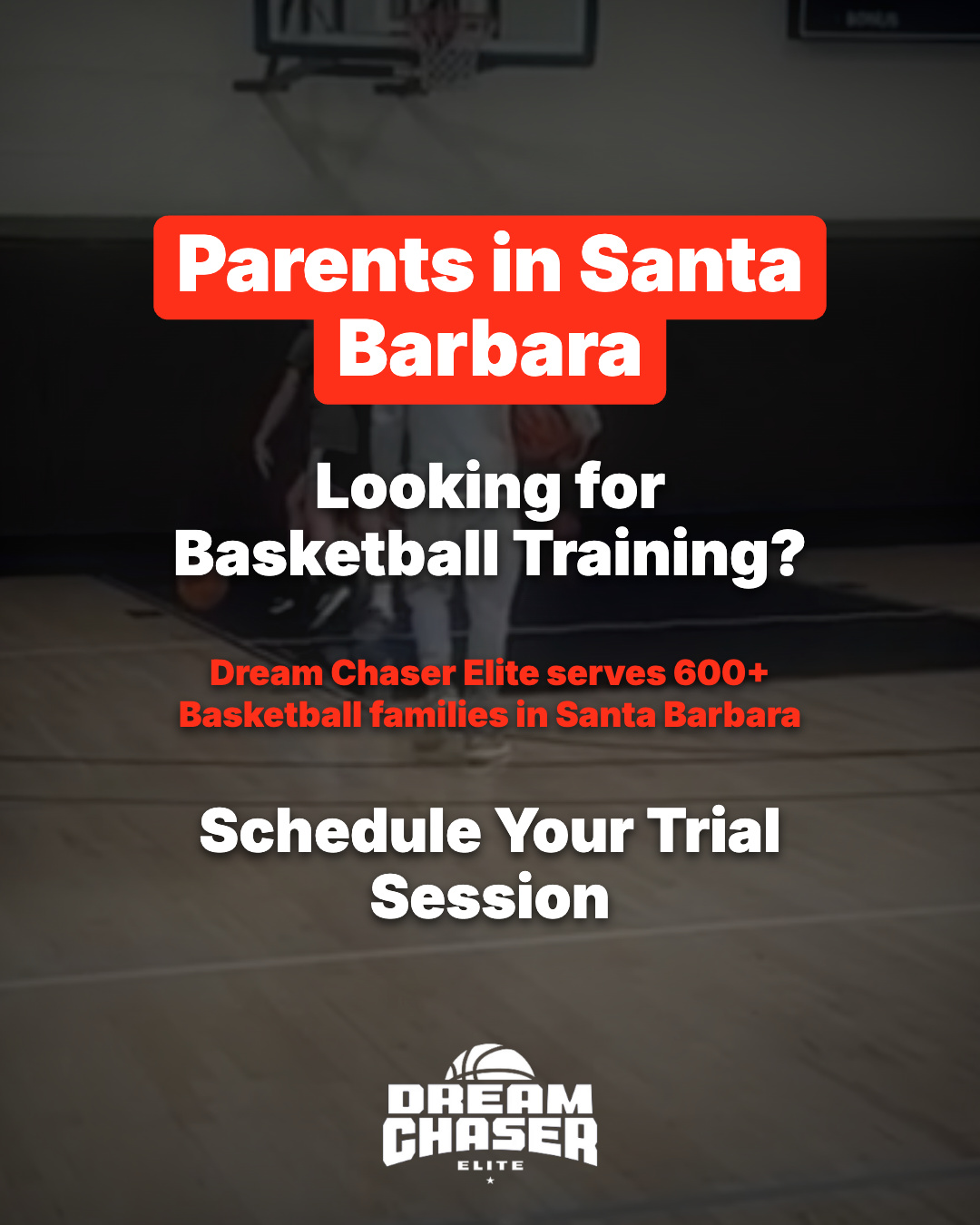 Dream Chaser Elite Basketball Facebook ad: Schedule a Trial