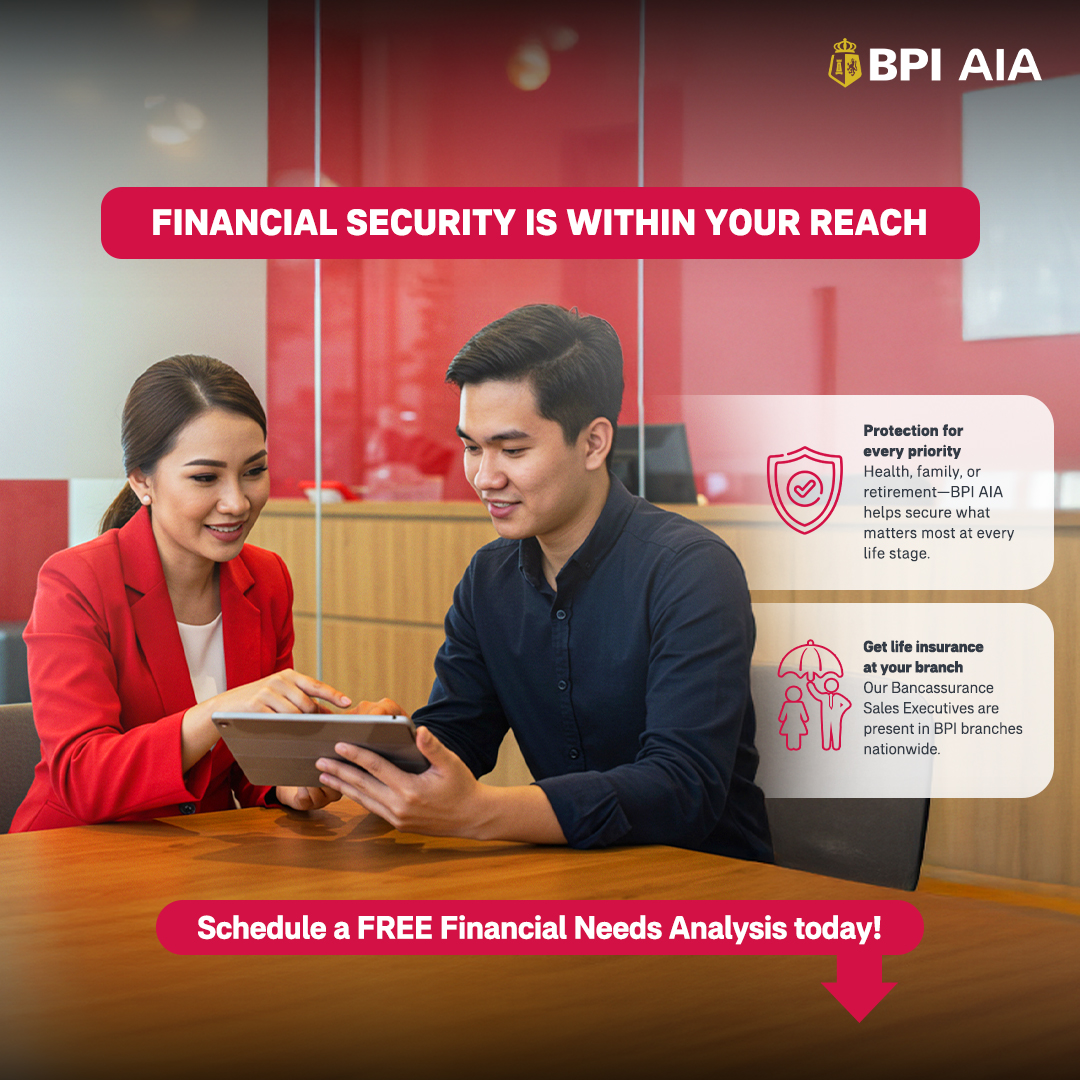 BPI AIA Life Assurance Corp. Facebook ad