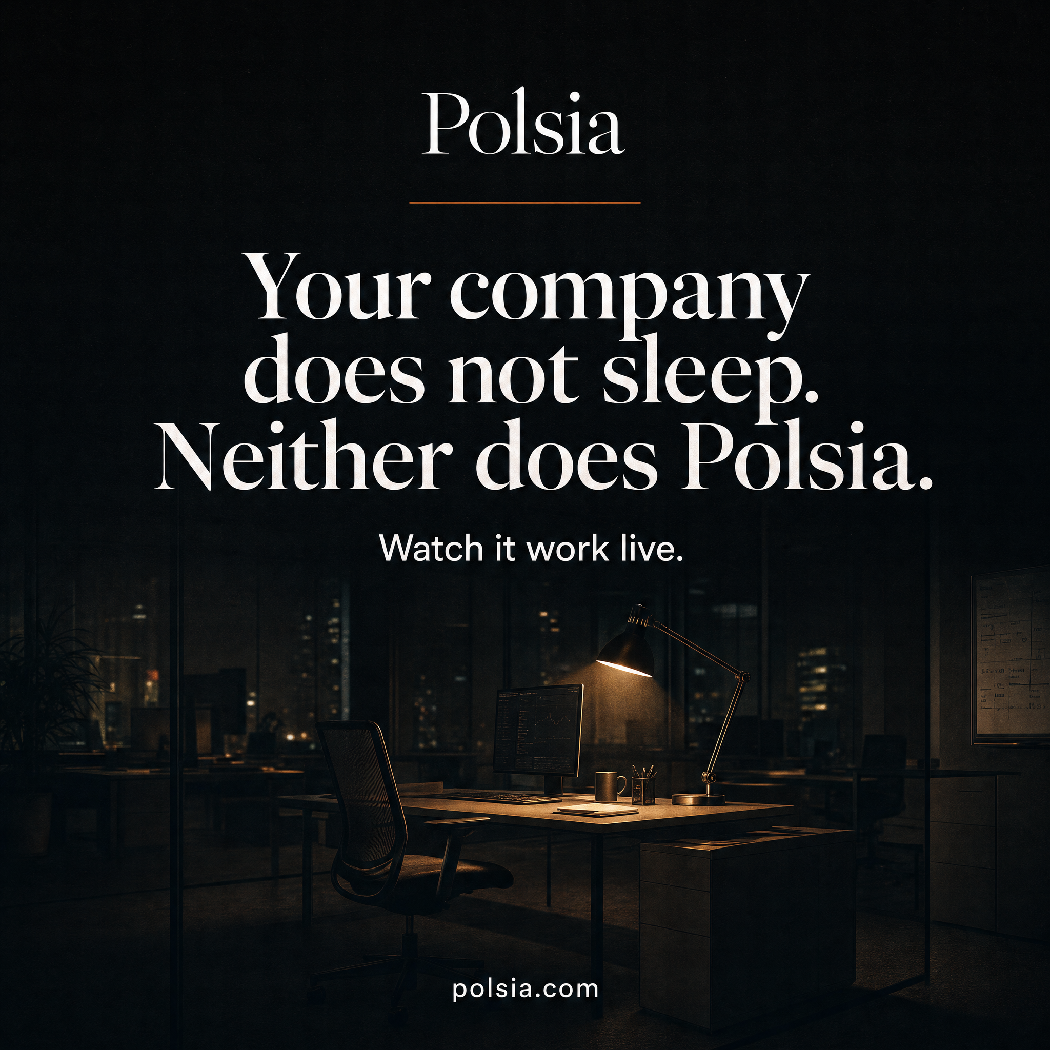 Polsia AI Facebook ad