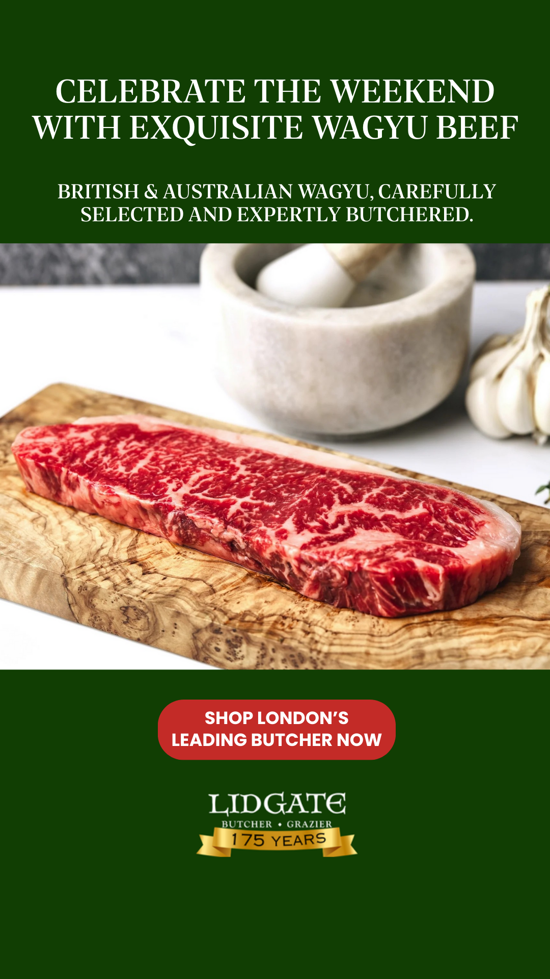 Lidgates Butchers Facebook ad
