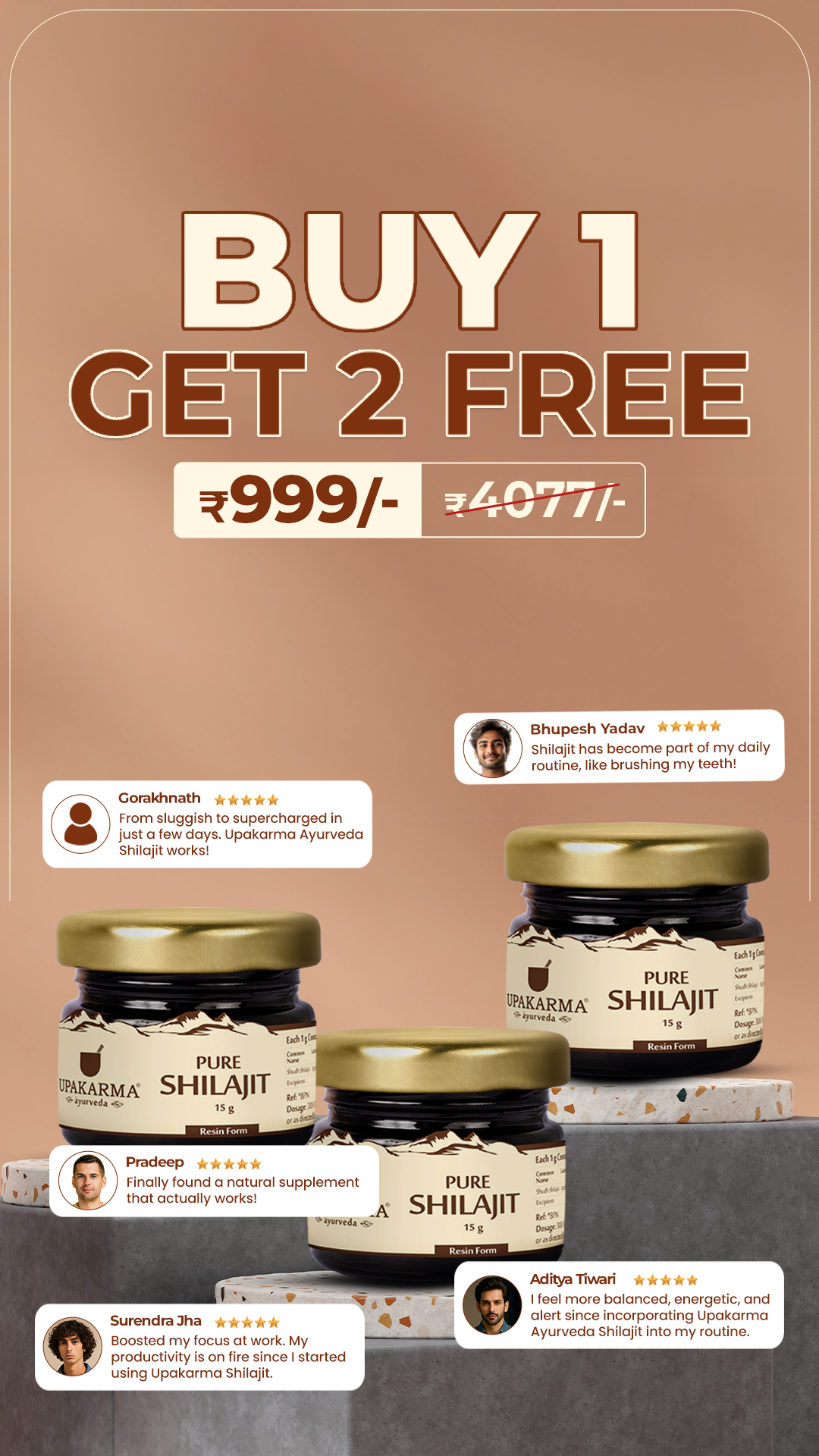 Upakarma Ayurveda Facebook ad