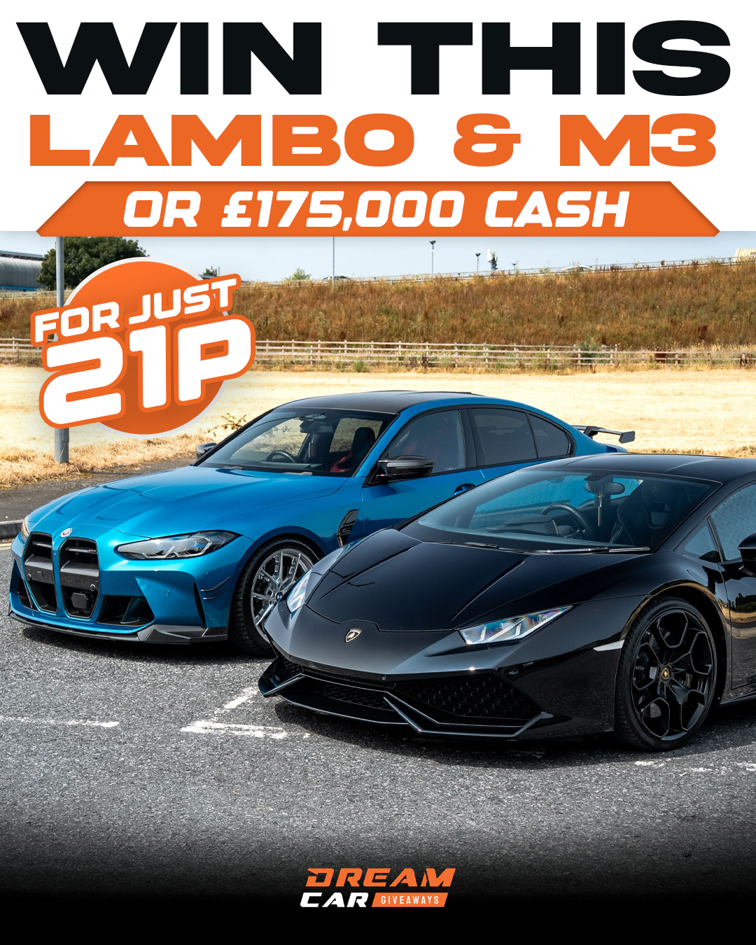Dream Car Giveaways Facebook ad