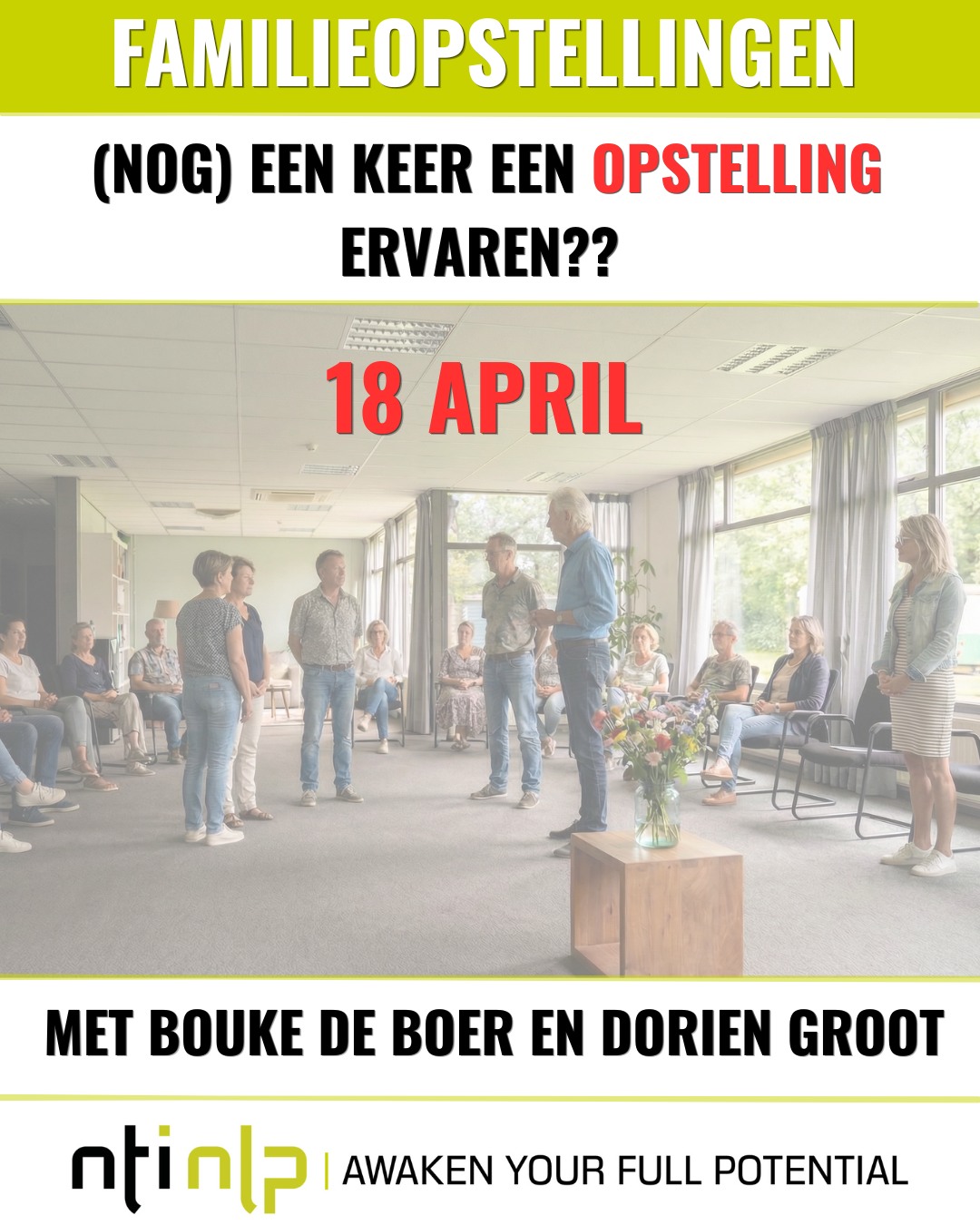 NTI NLP Facebook ad: 32 jaar NTI NLP: hét instituut voor persoonlijke…