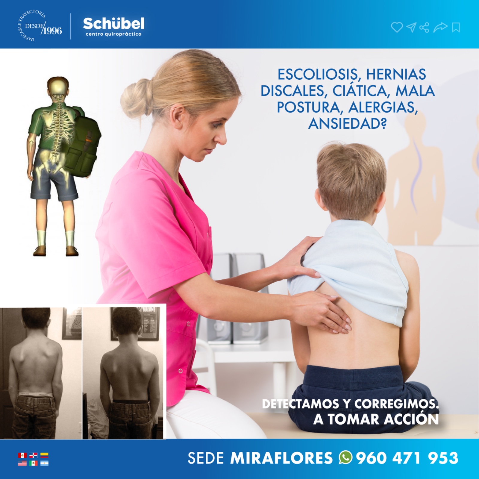 Schübel Centro Quiropráctico Facebook ad