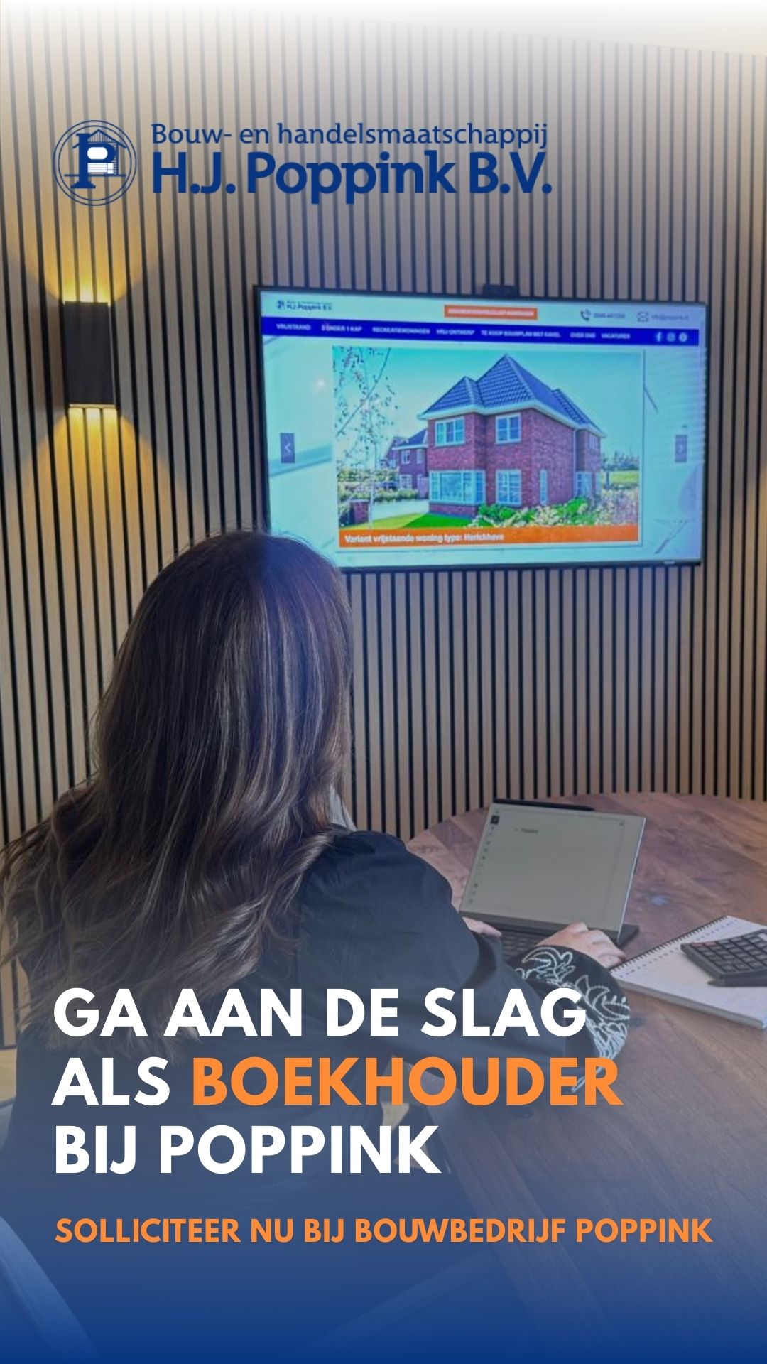 Bouw- en handelsmaatschappij Poppink Facebook ad from Feb 25, 2026