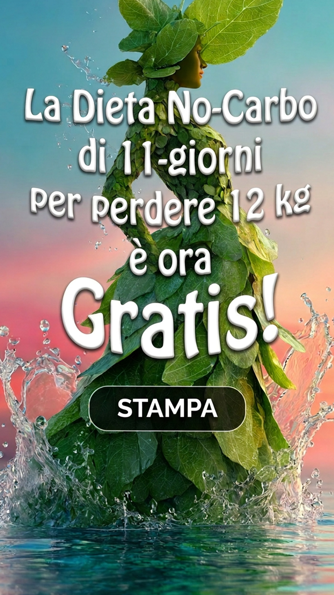 No Carbs Challenge Facebook ad