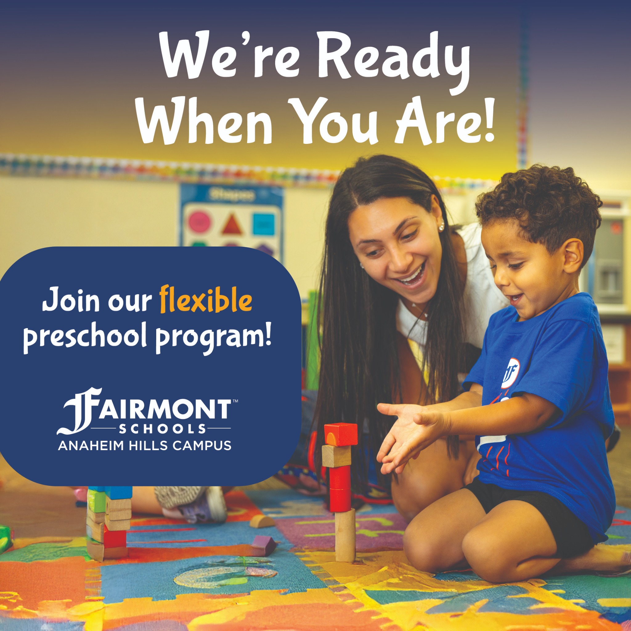 Fairmont Schools Facebook ad: Join Our Half-Day Program