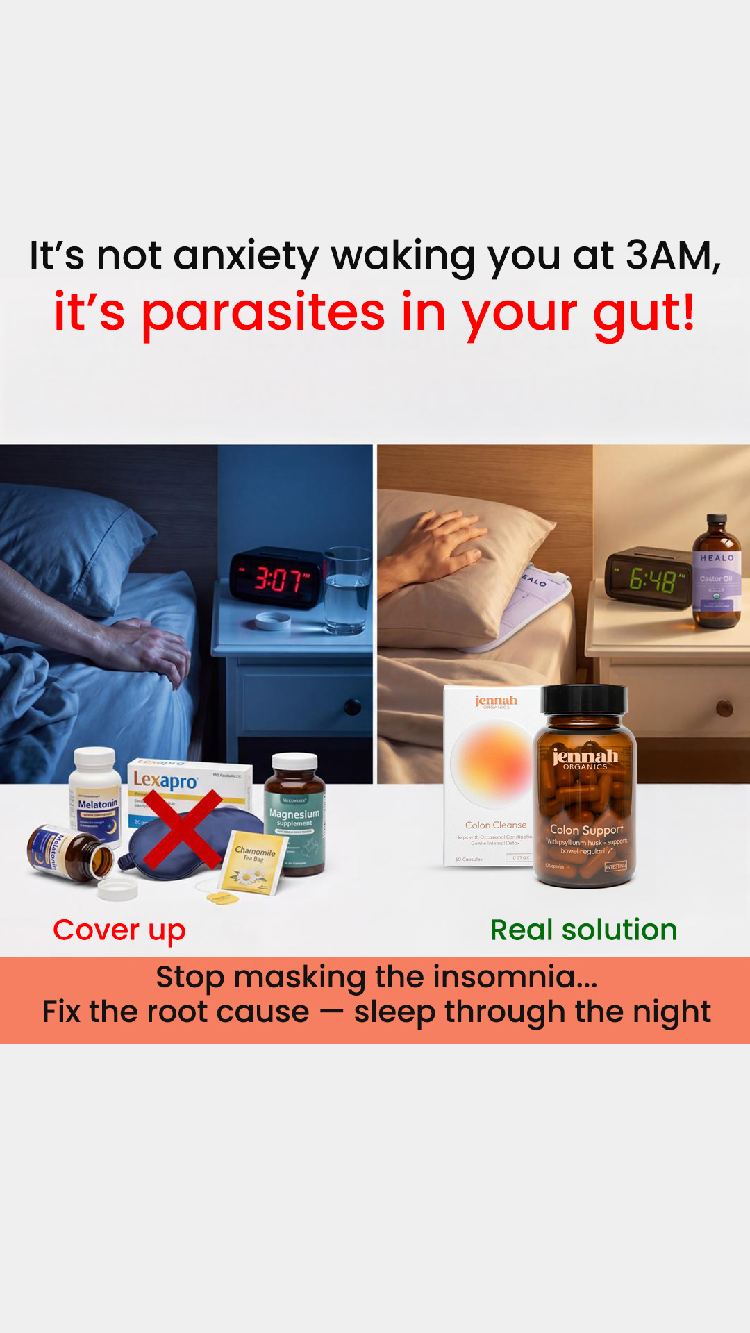 Jennah Organics Facebook ad