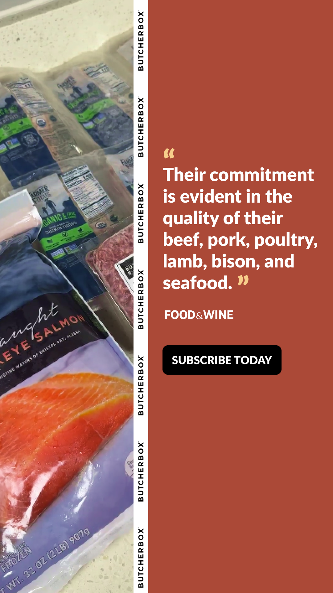 ButcherBox Facebook ad