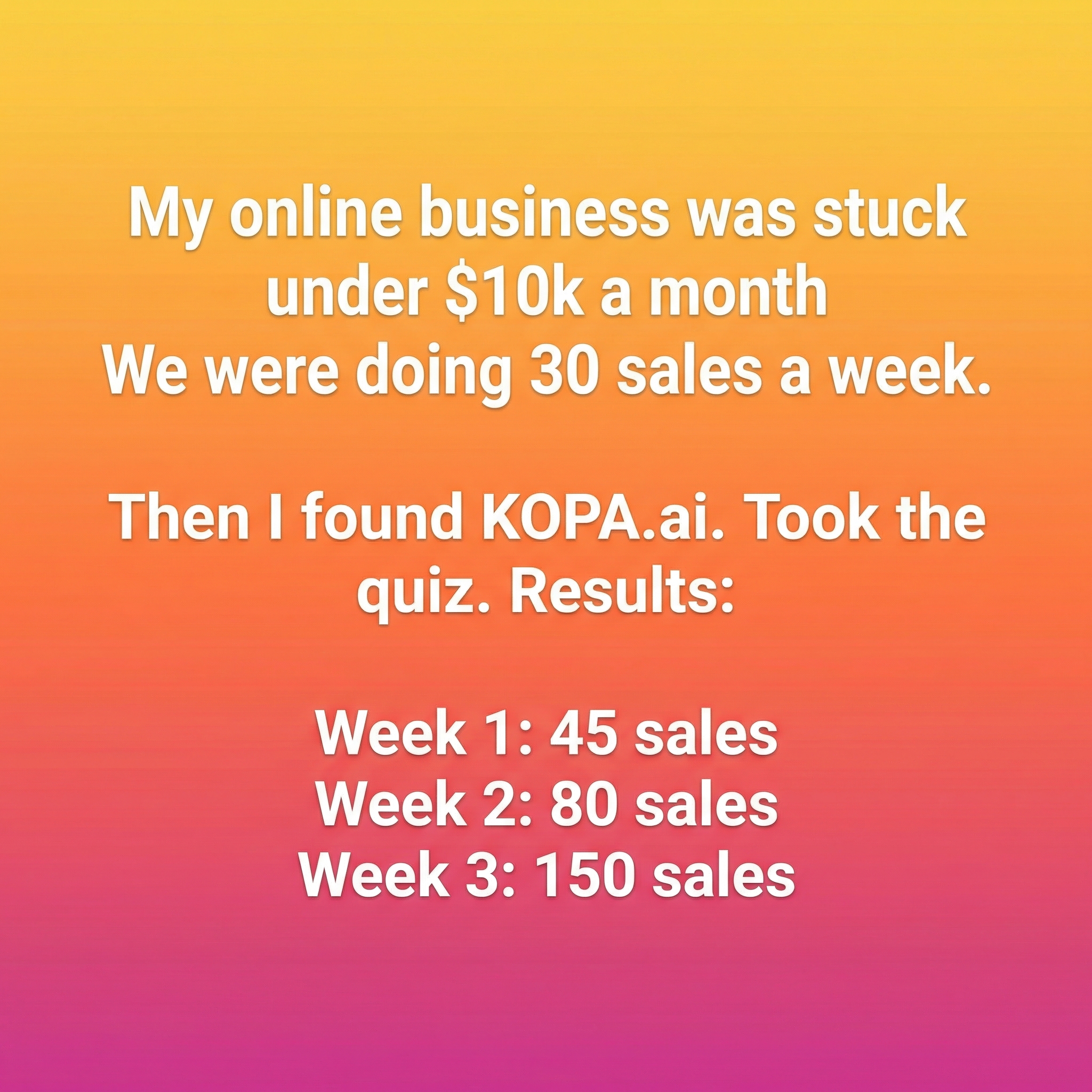 kopa.ai Facebook ad