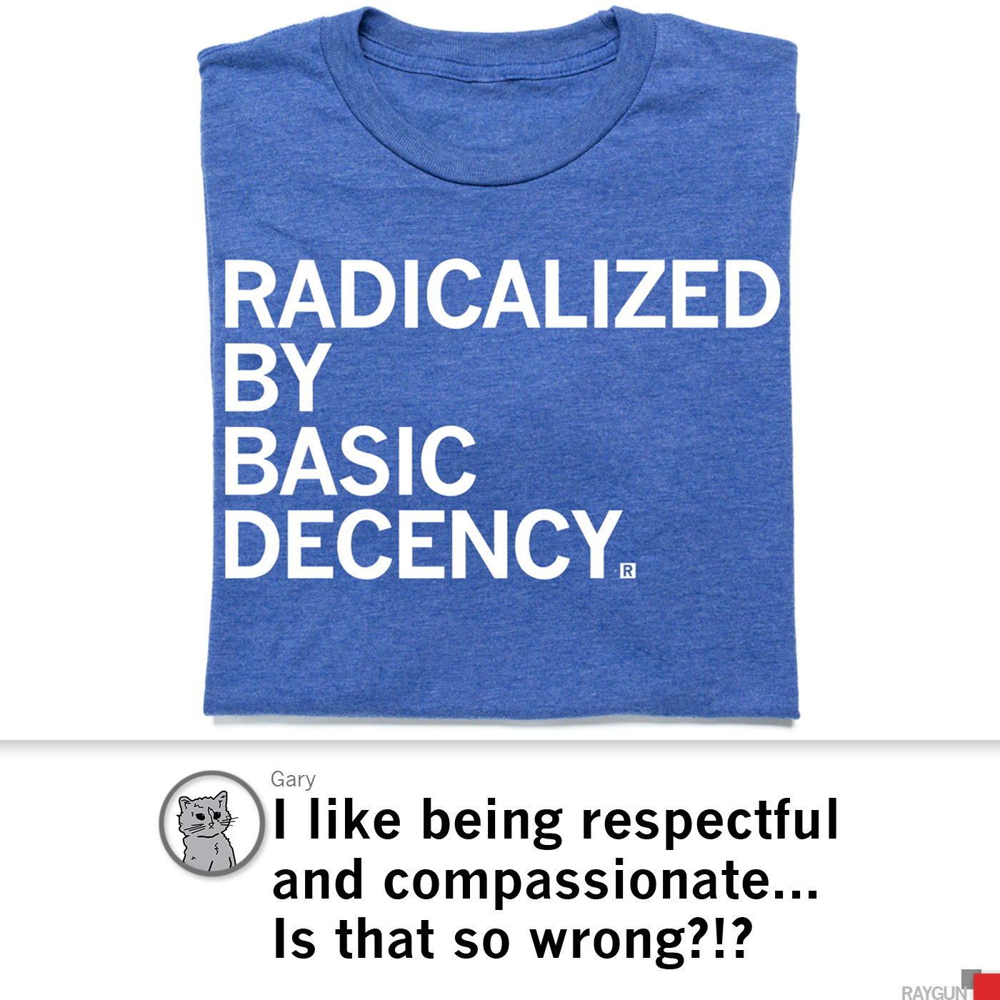 RAYGUNshirts Facebook ad: RAYGUN - The Greatest Store in the Universe