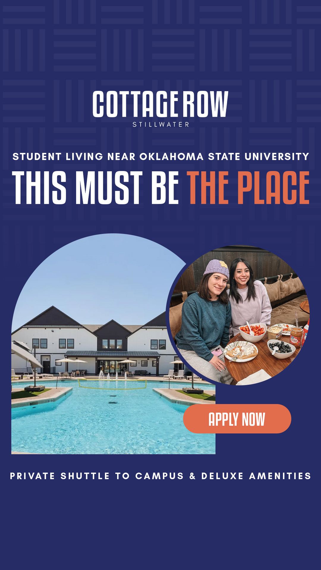 Cottage Row Stillwater Facebook ad from Mar 2, 2026