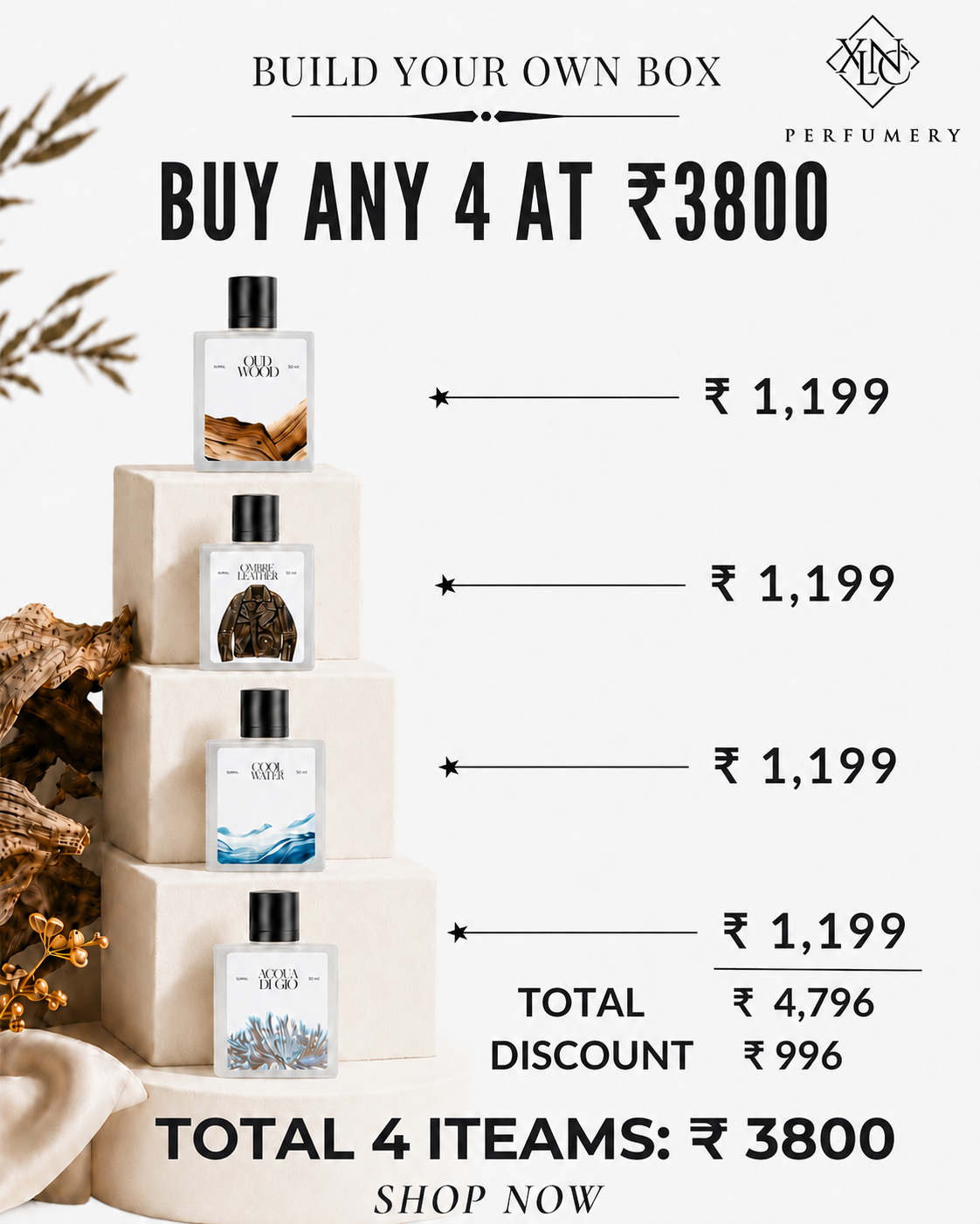 XLNC Perfumery Facebook ad