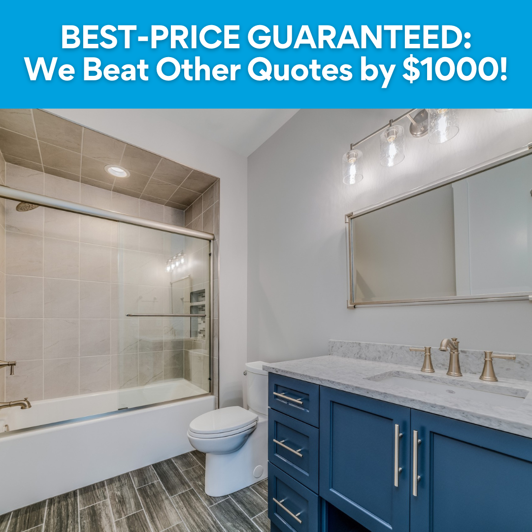 Hill Country Tub & Shower Facebook ad: Best Price Guaranteed Bathroom Reno!