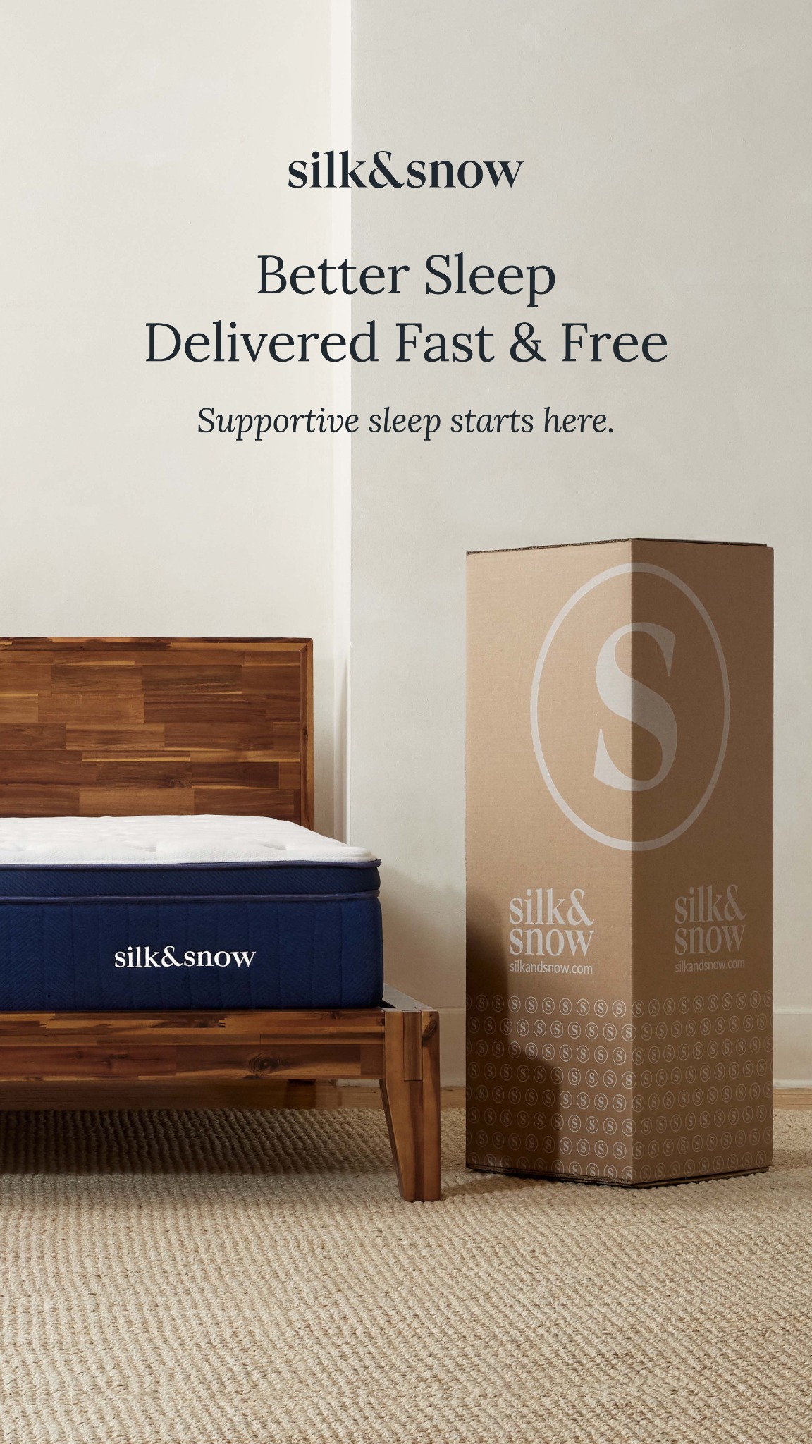 Silk and Snow Facebook ad