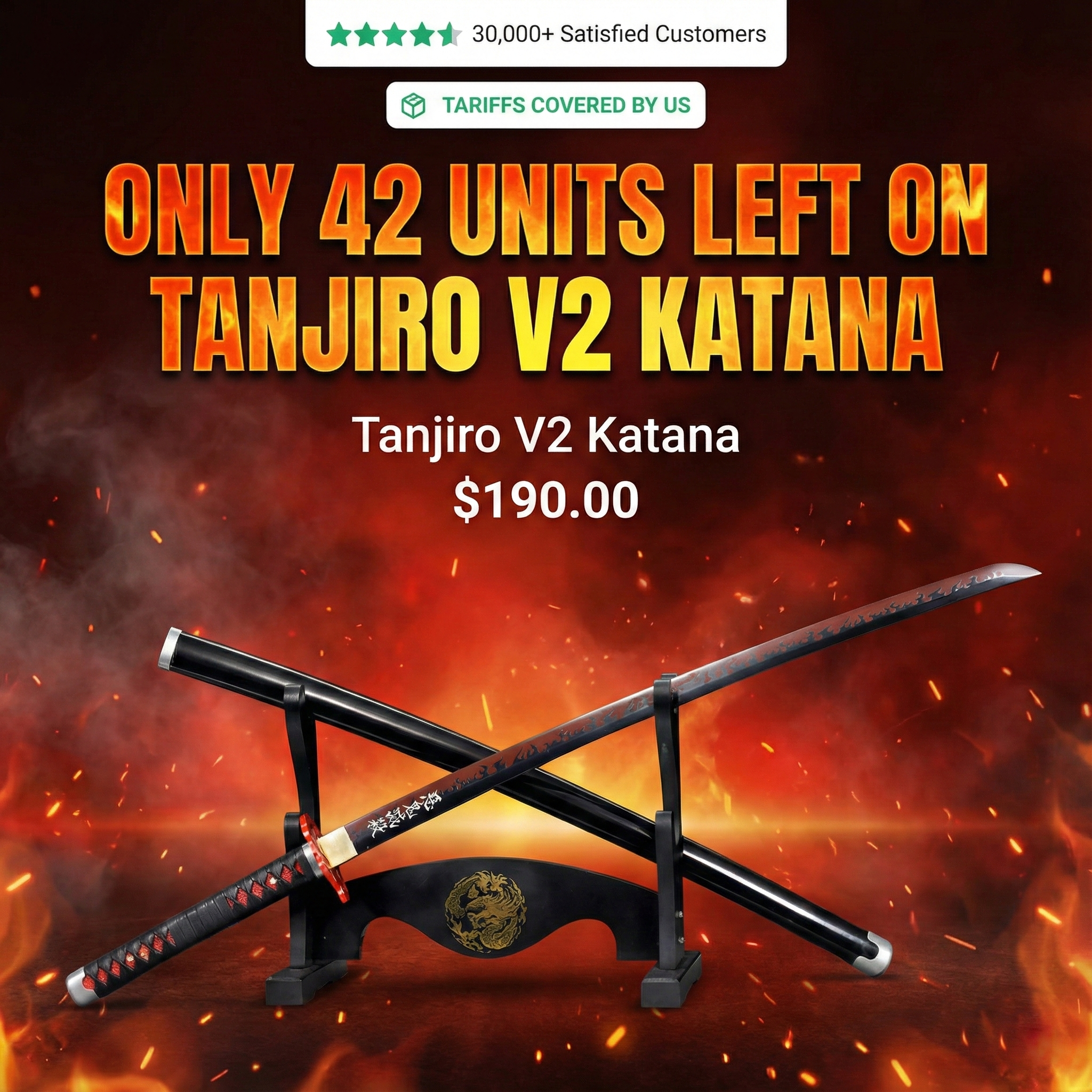 Katana Sword Facebook ad