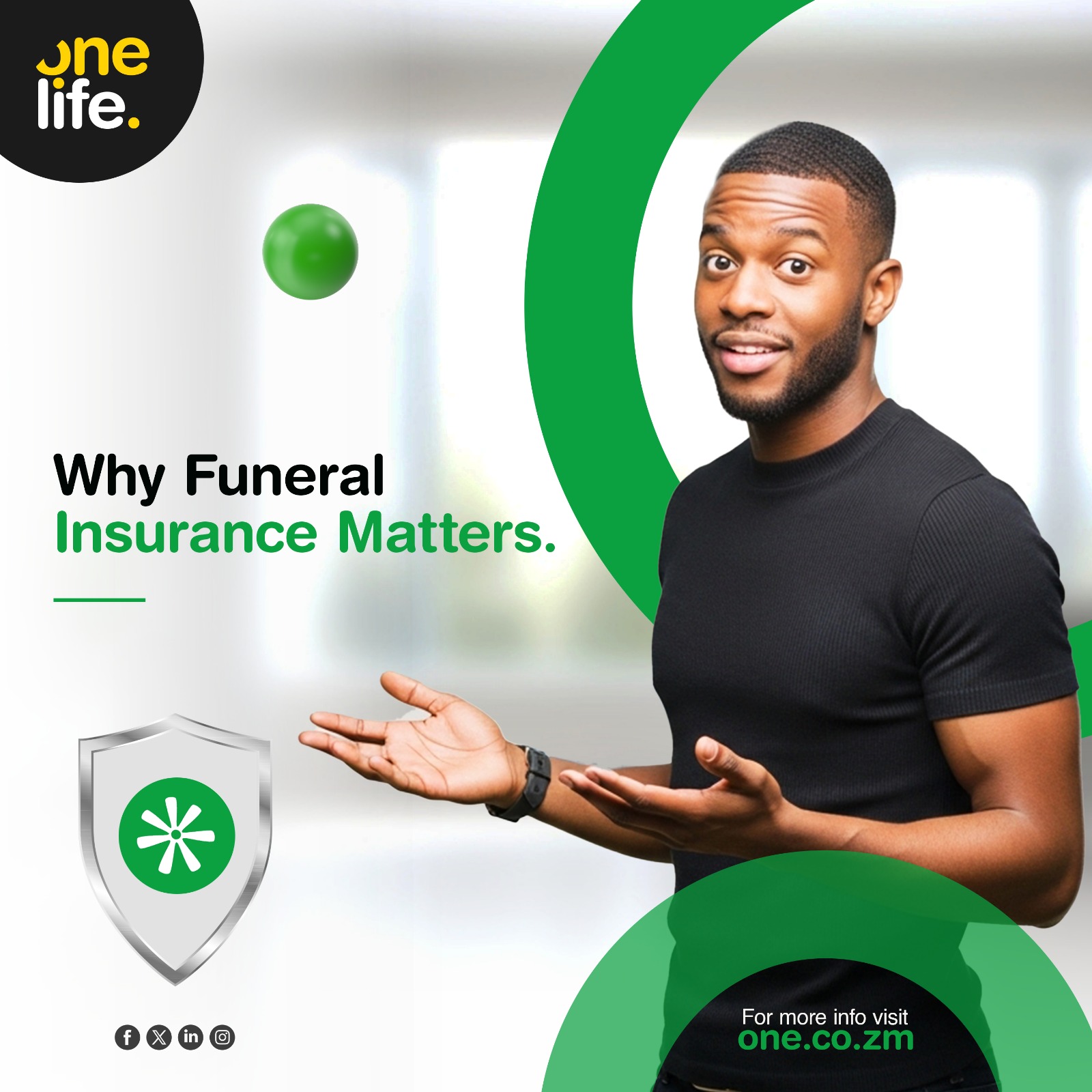 OneLife Assurance Zambia Facebook ad