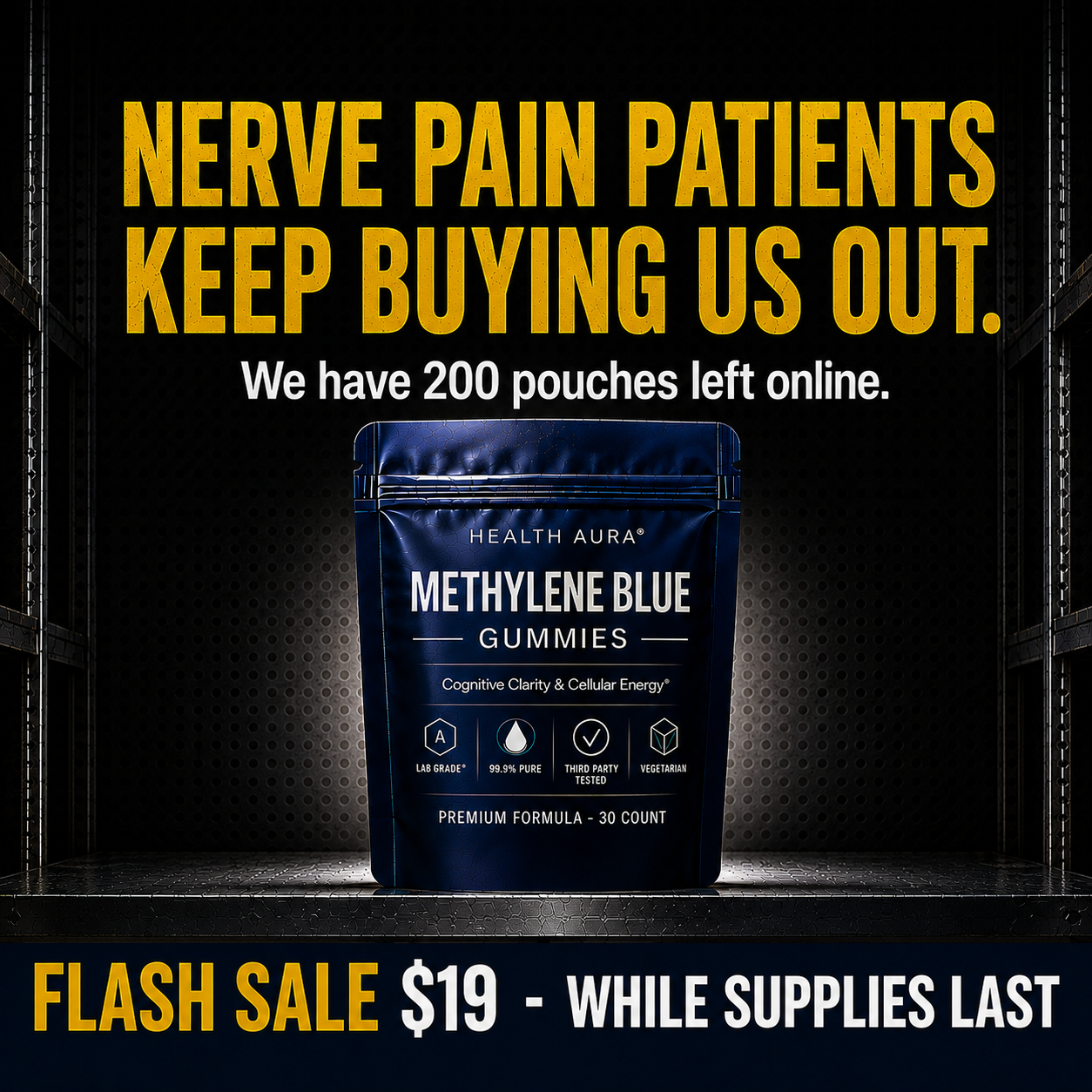 The Pain-Free Aging Report Facebook ad