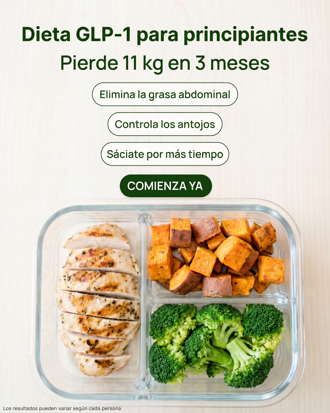 Eat Smart Every Day Facebook ad: ¡Solo 2 semanas para notar la diferencia!