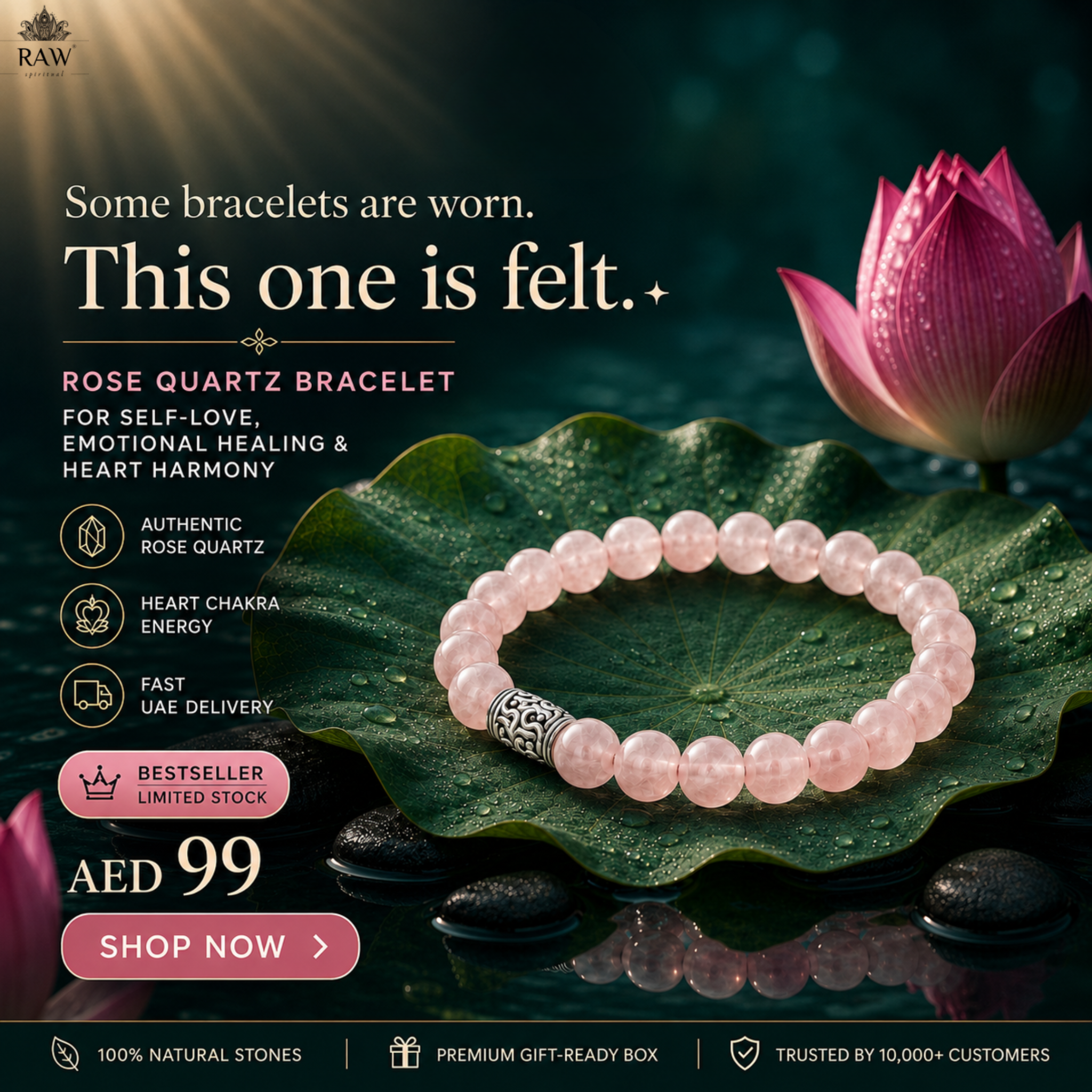 Raw Spiritual Facebook ad