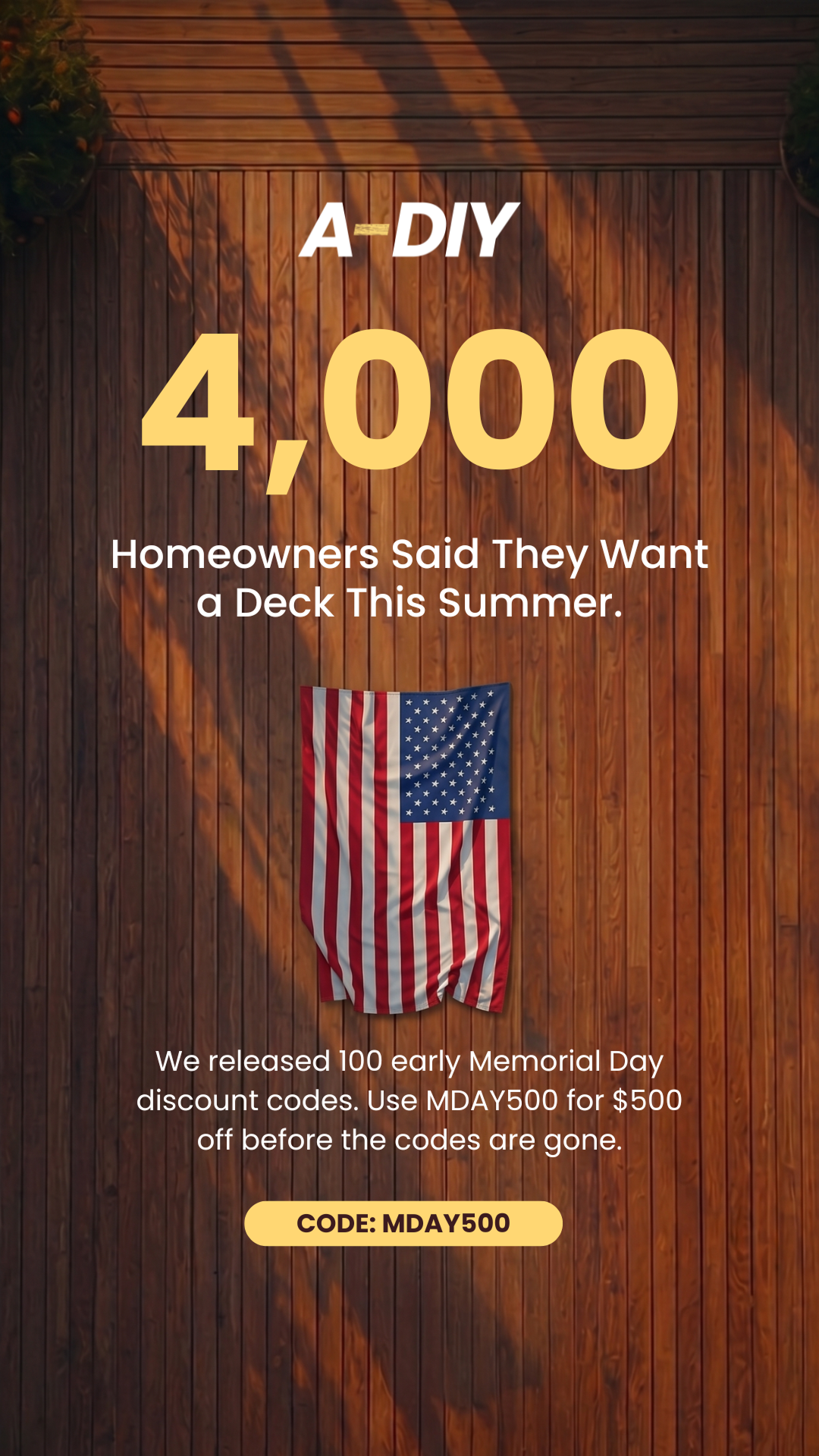 A-DIY Facebook ad from May 12, 2026