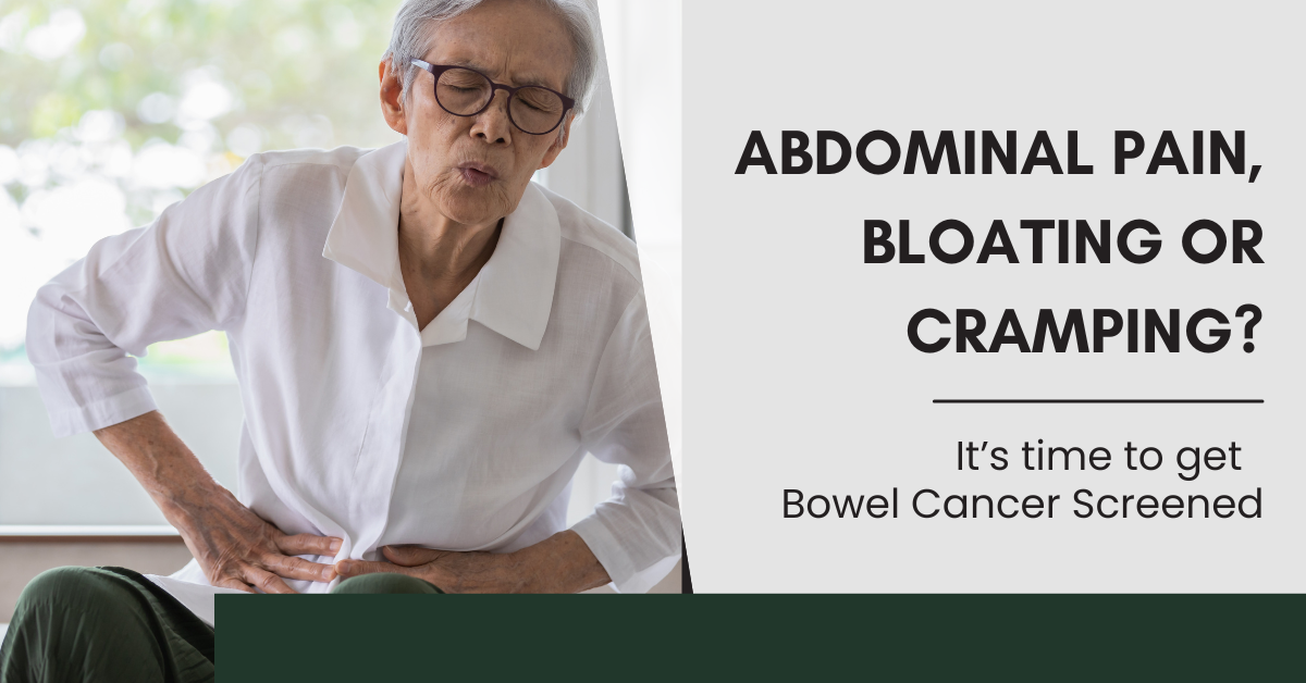 The Centre for Gastrointestinal Health Facebook ad: Bowel Cancer Screening Saves Lives