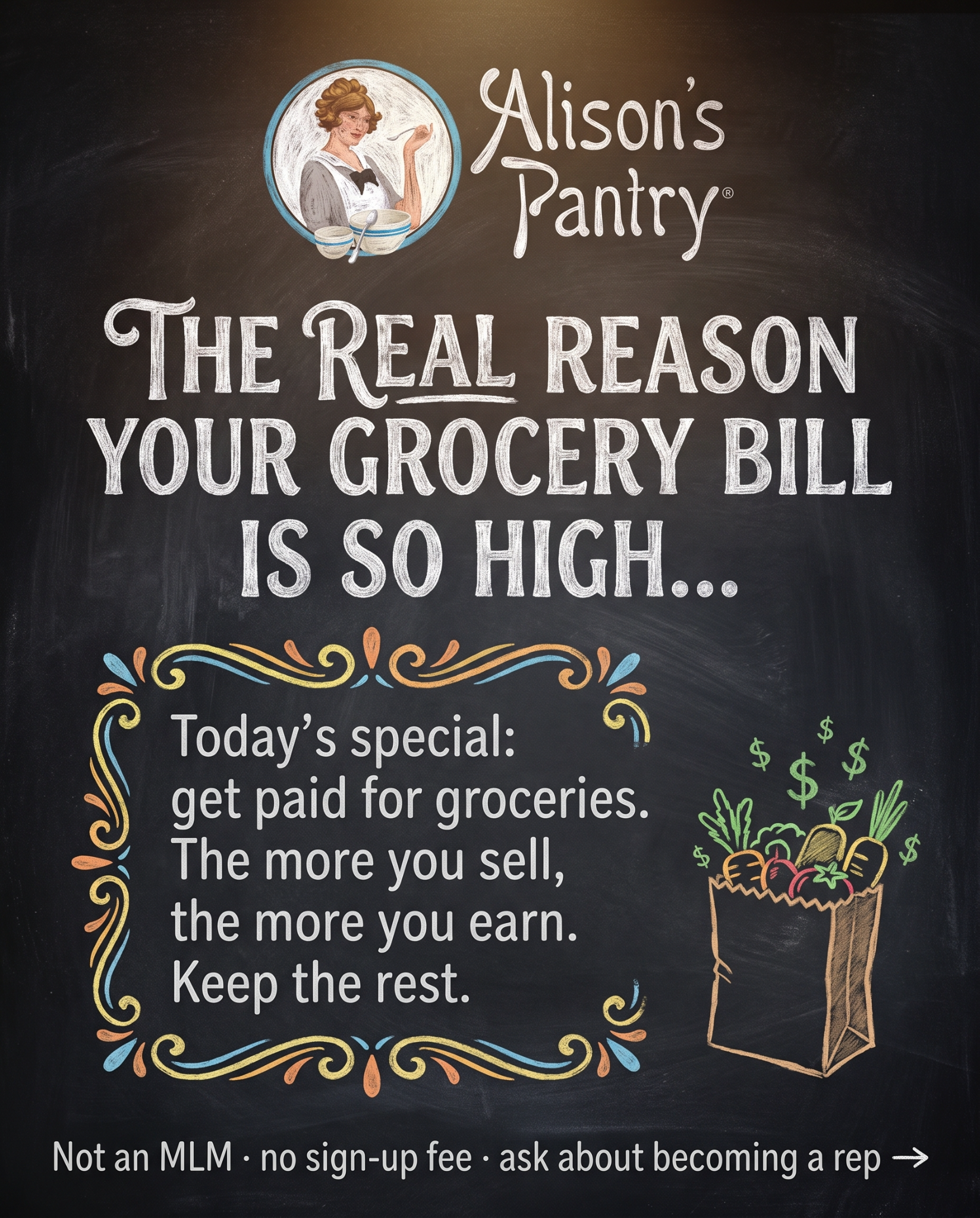 Alison's Pantry Facebook ad