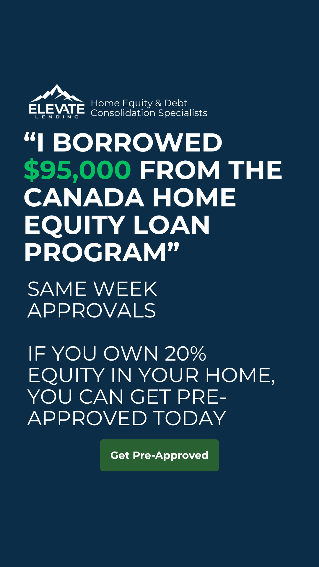 Elevate Lending Facebook ad from May 22, 2026