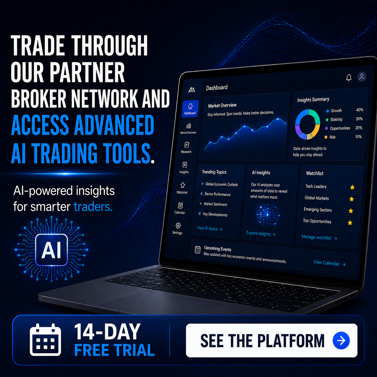 Octrill Facebook ad: 14-Day Trial Available.