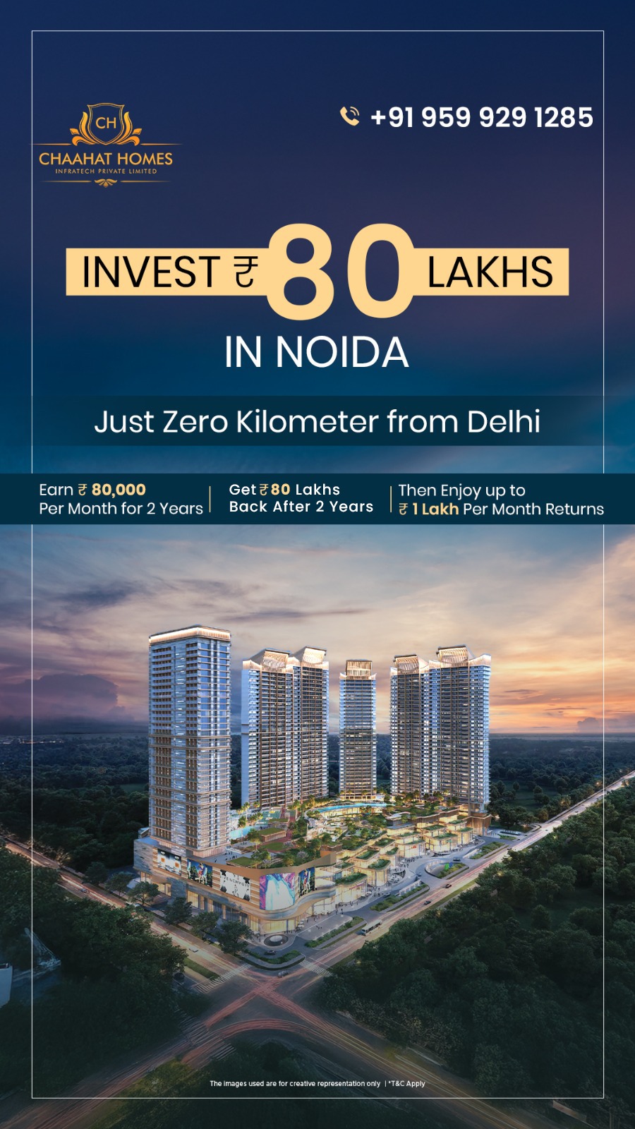 Chaahat Homes Facebook ad