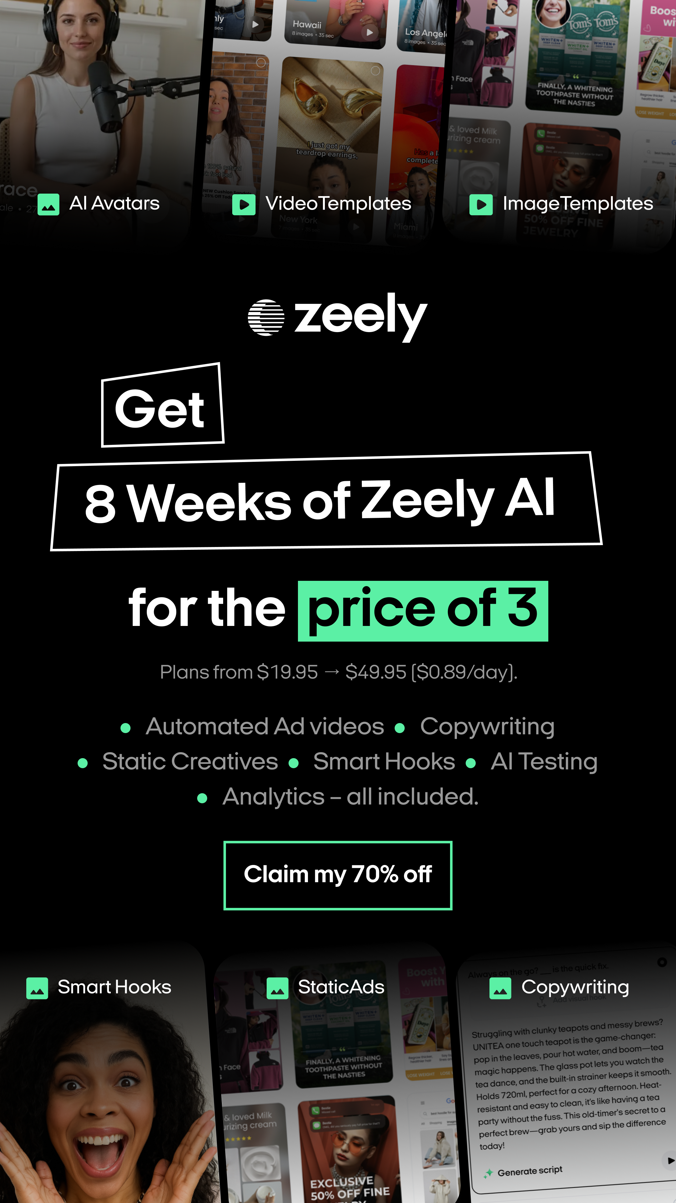 Zeely Facebook ad