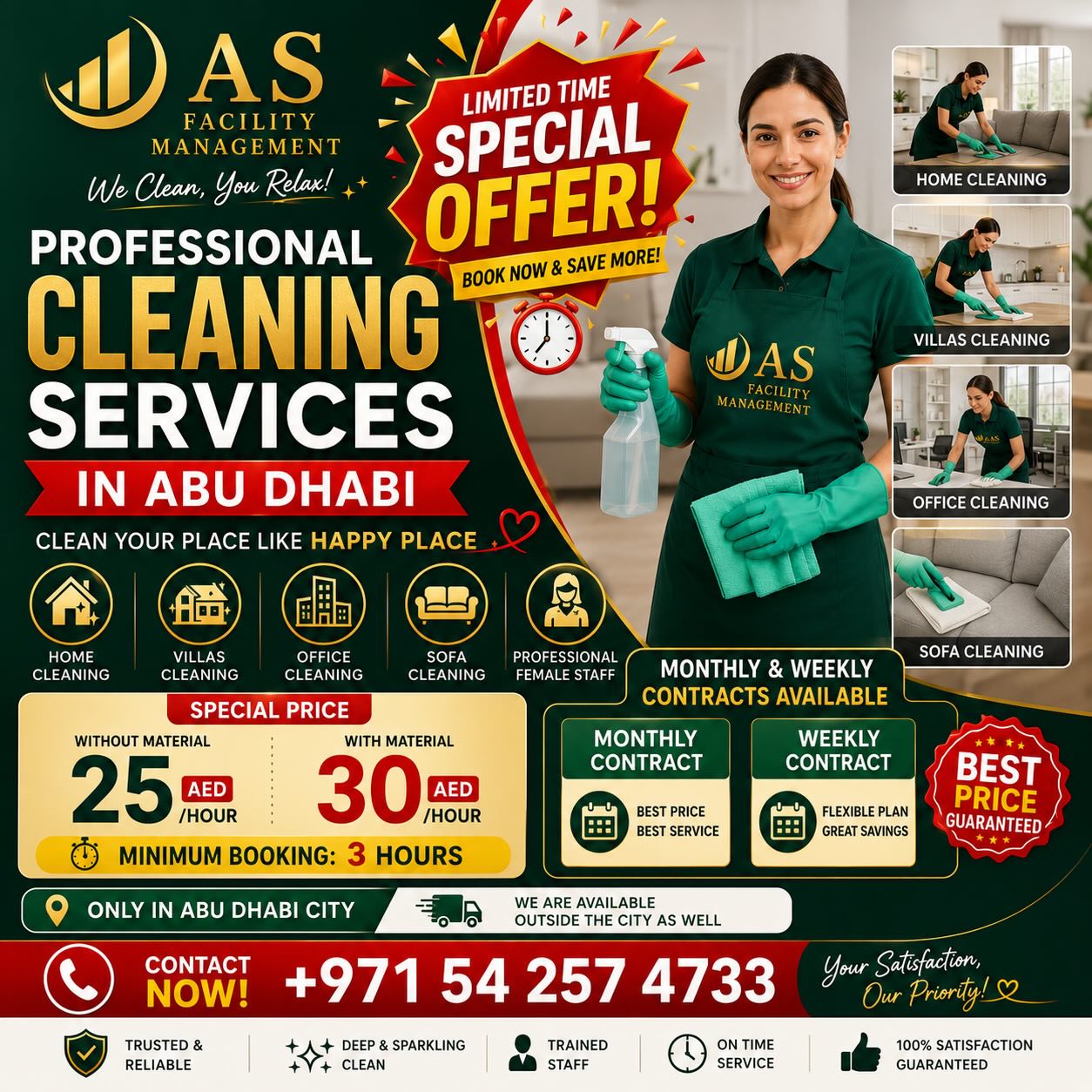 As facility management services  Facebook ad