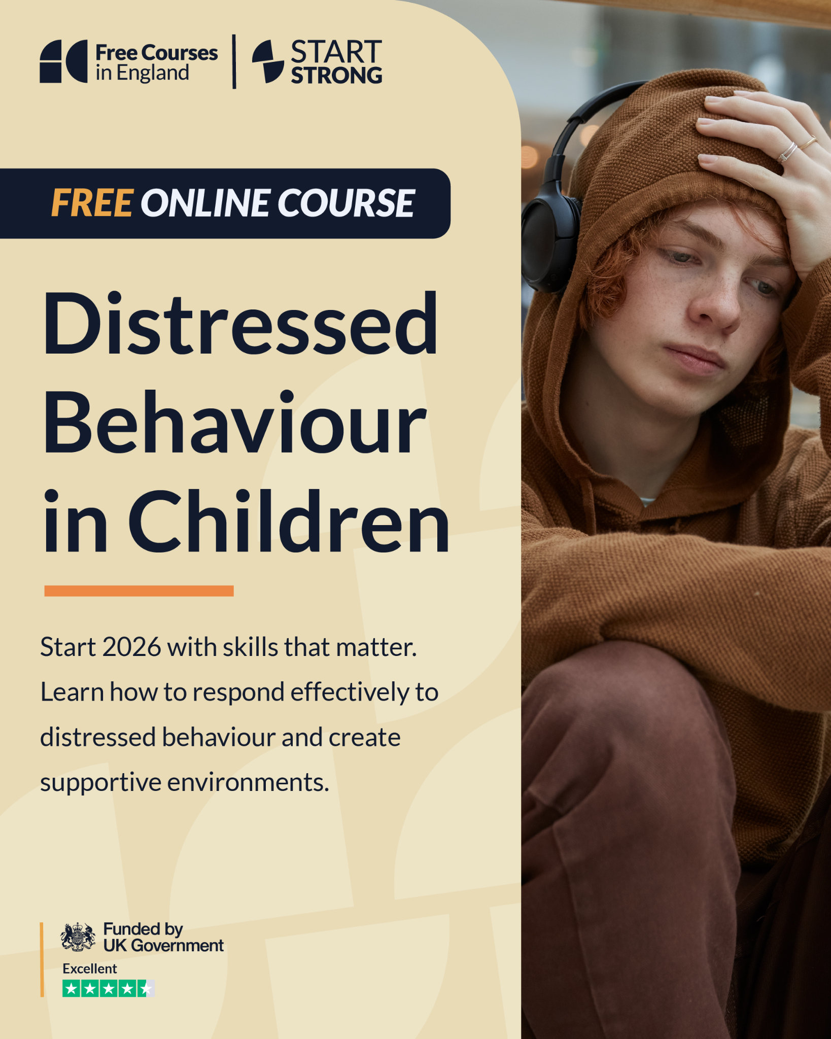 Free Courses In England Facebook ad