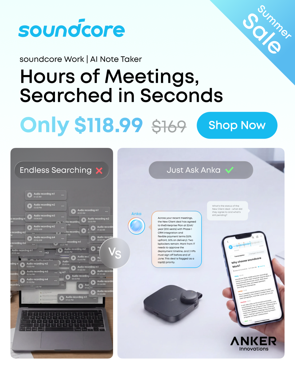 soundcore Facebook ad