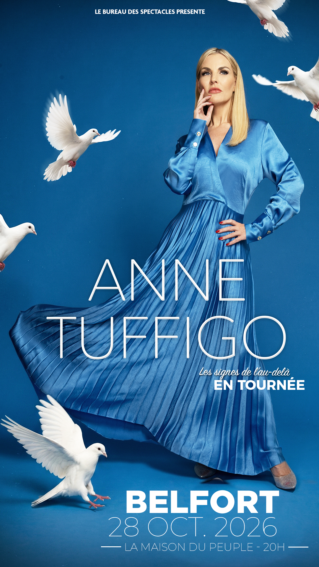 Le Bureau des Spectacles Facebook ad: Anne Tuffigo - Les Signes de l'Au-Delà @ Maison du Peuple…